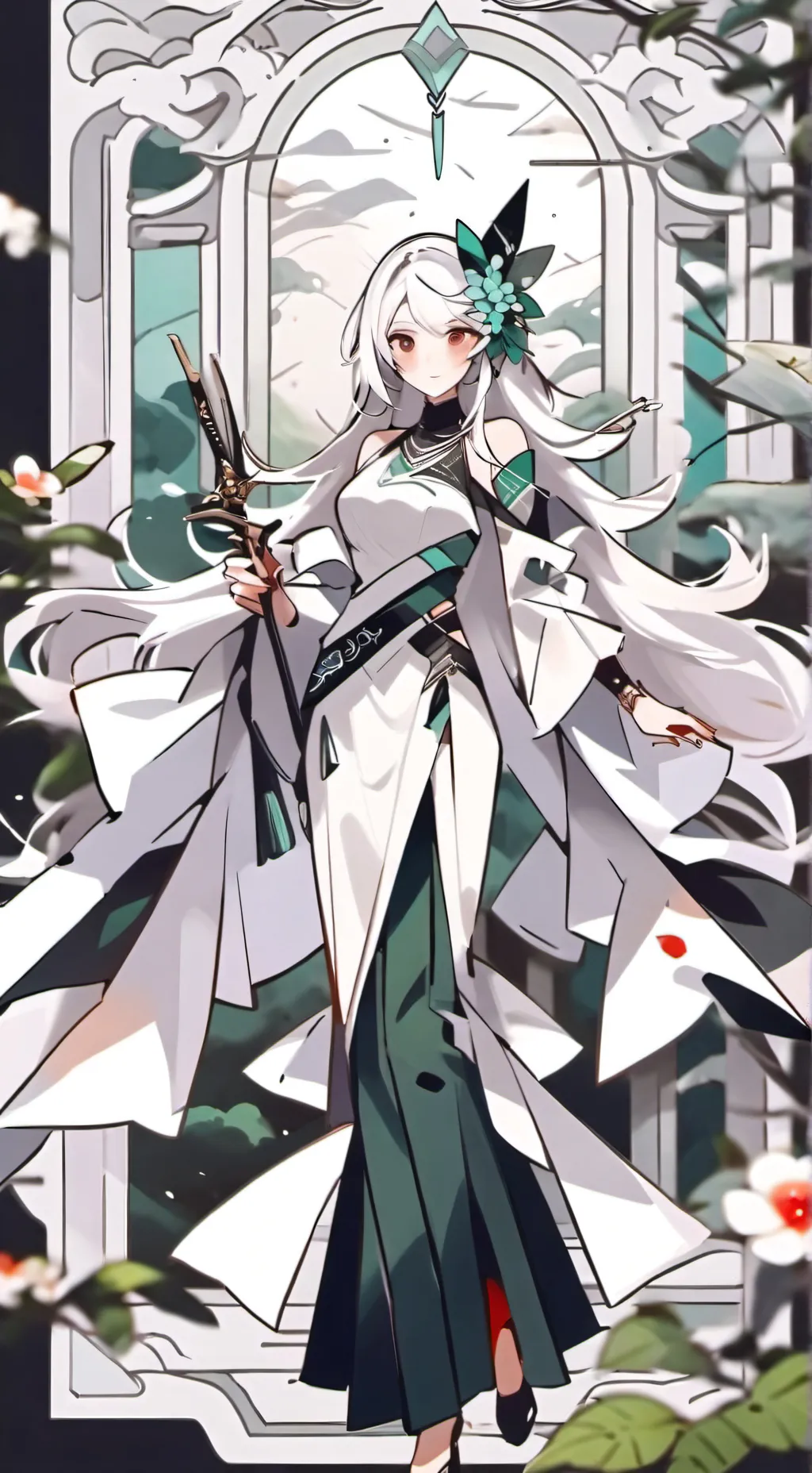 ai character: meme background