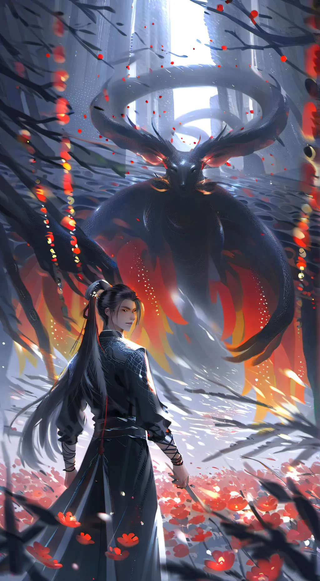 ai character: siervo demoniaco 👹 background