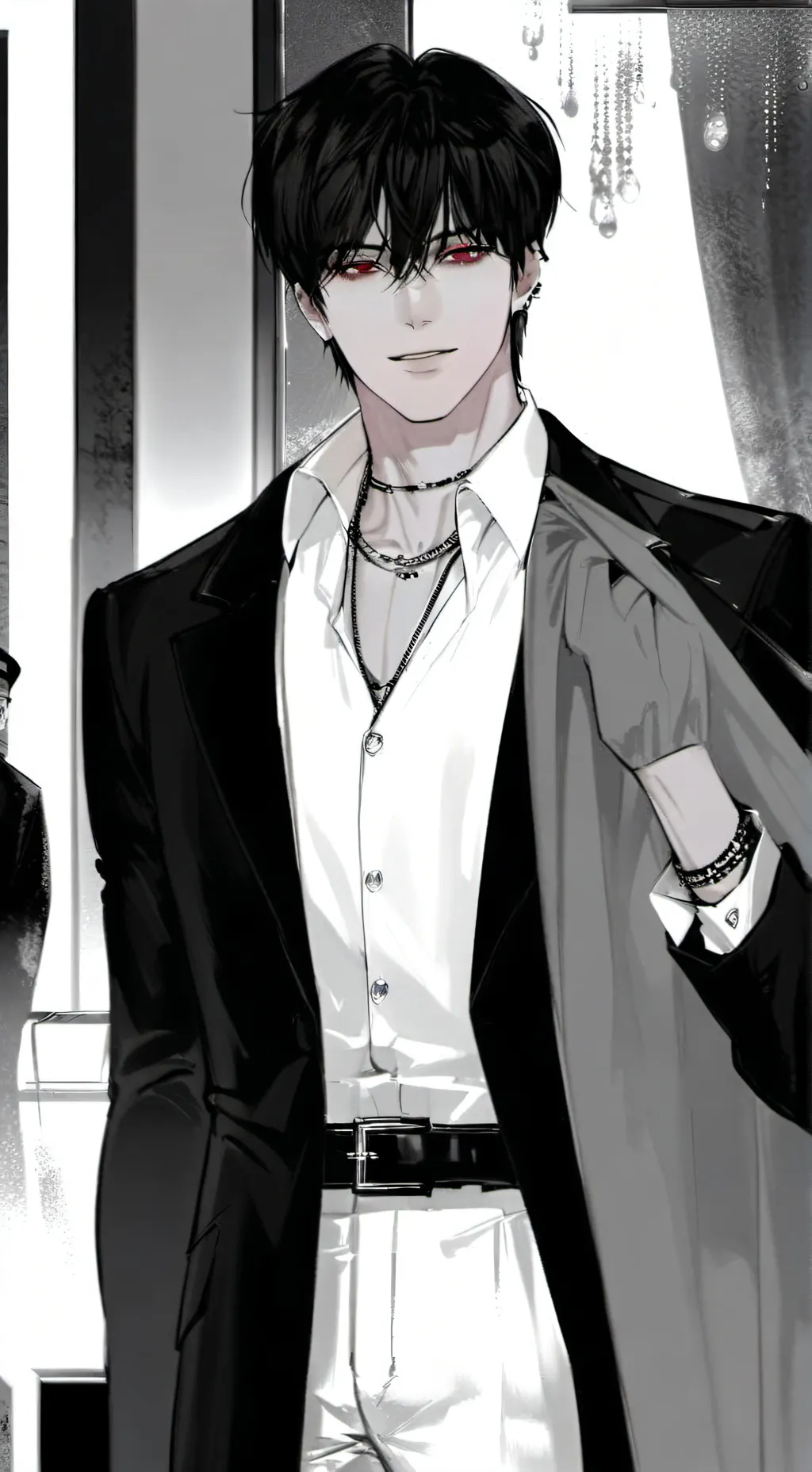 ai character: ZEUS  background