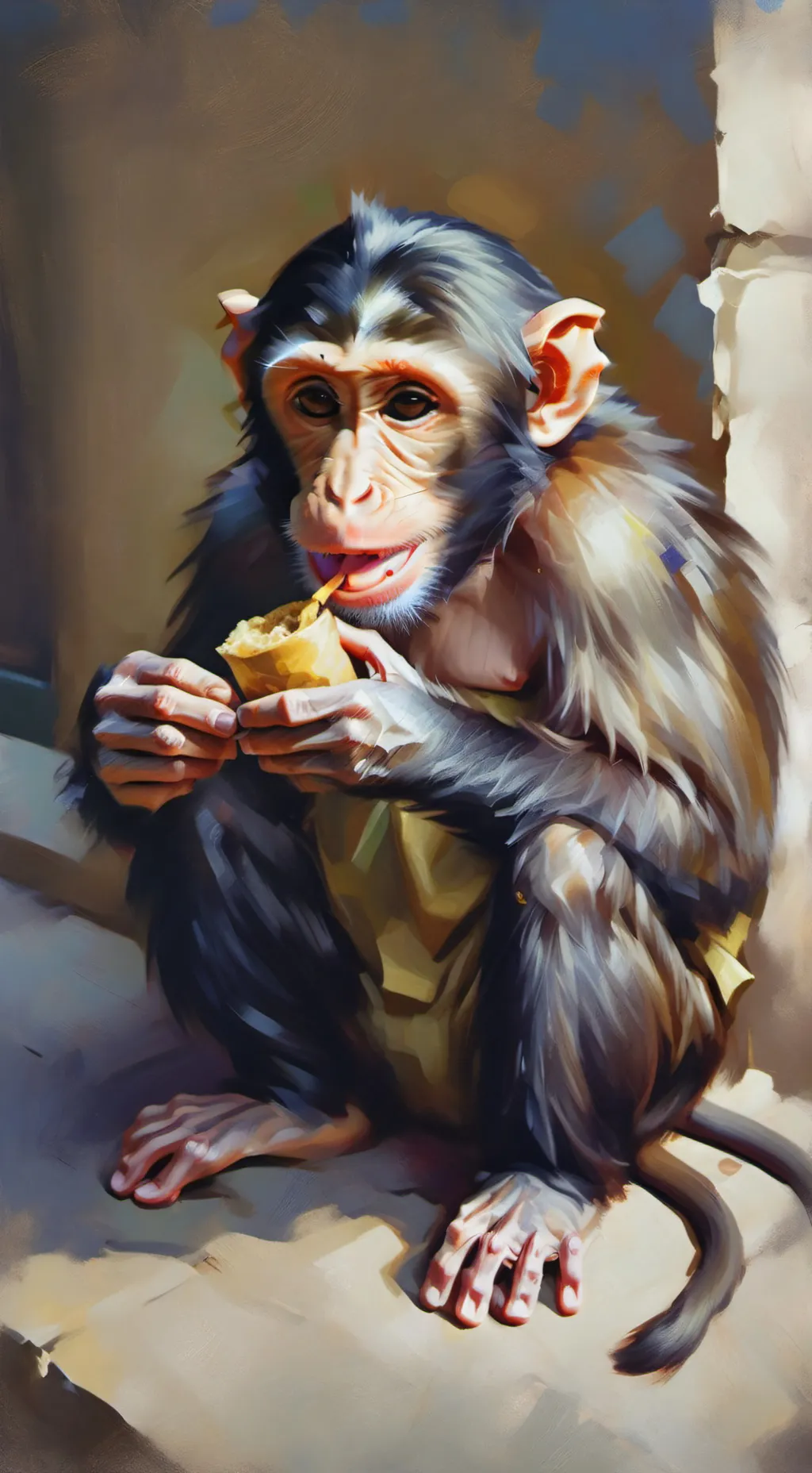 ai character: Thee monkee background