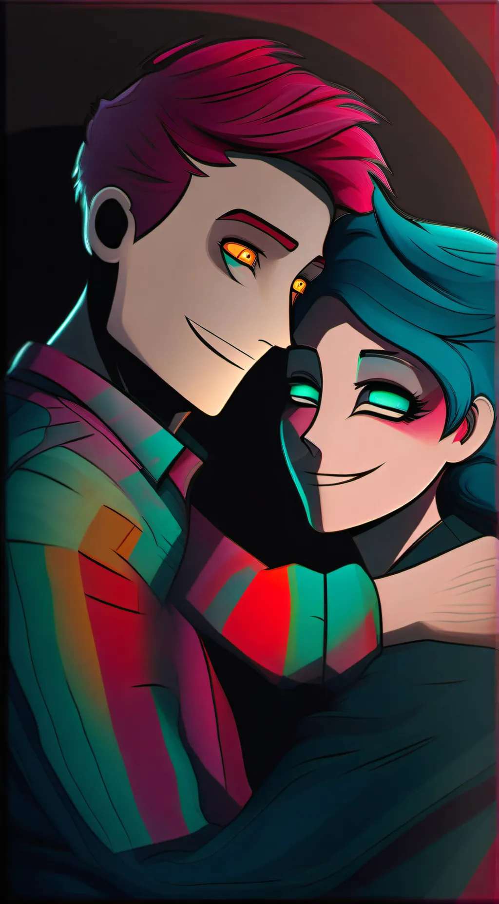 ai character: Mimi x dr masacrik background