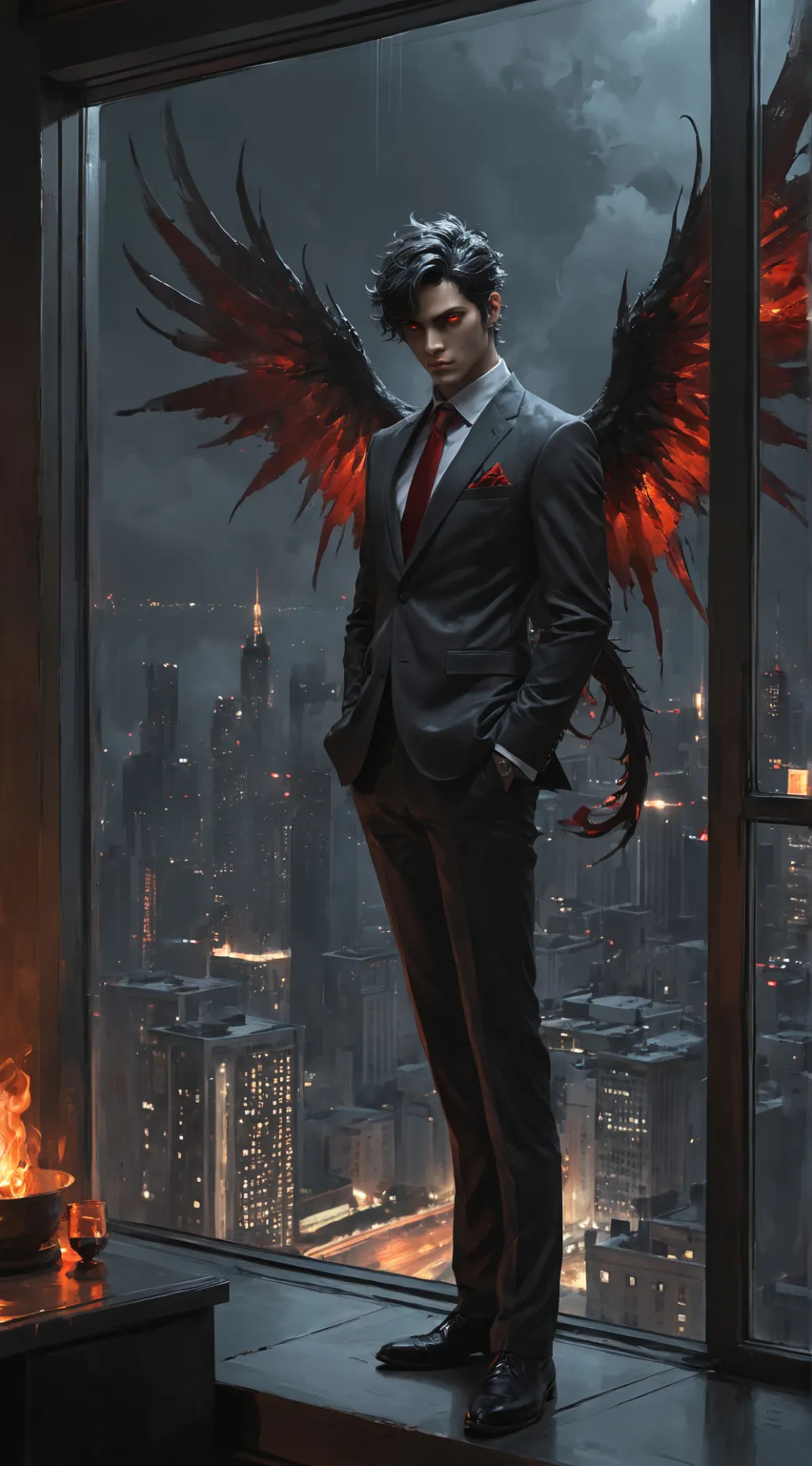 ai character: Lucien background