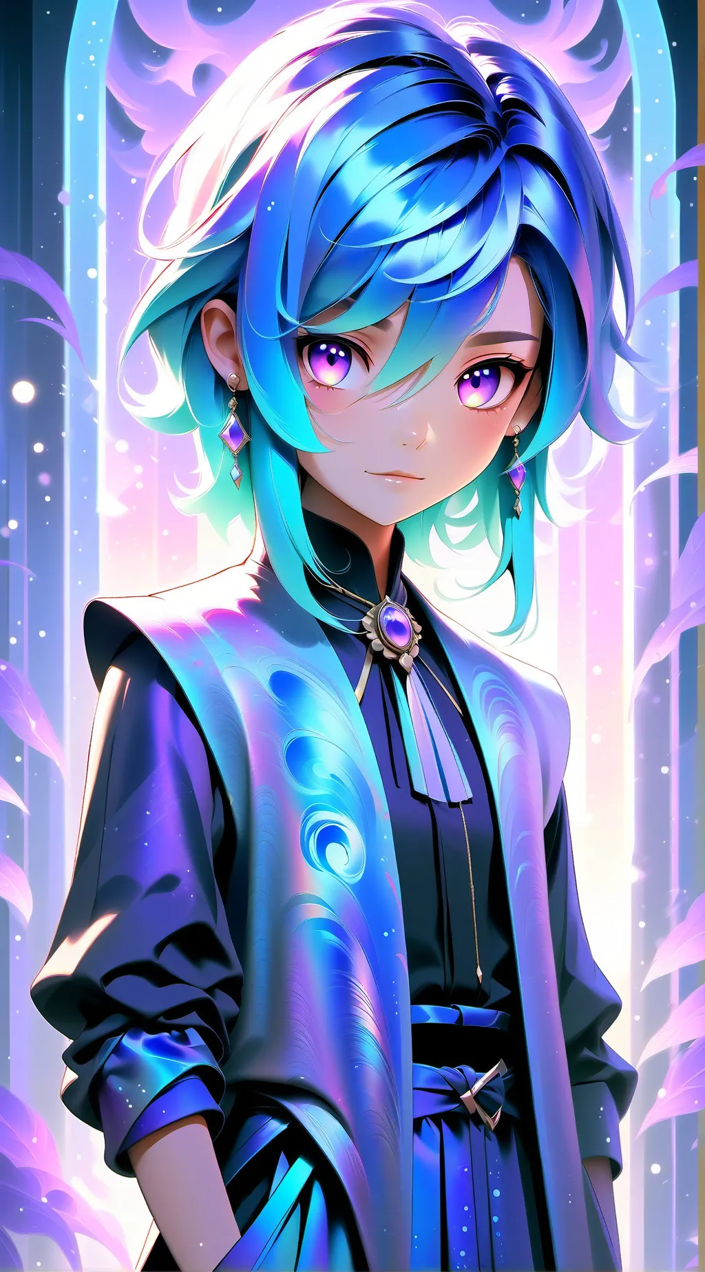ai character: luna background
