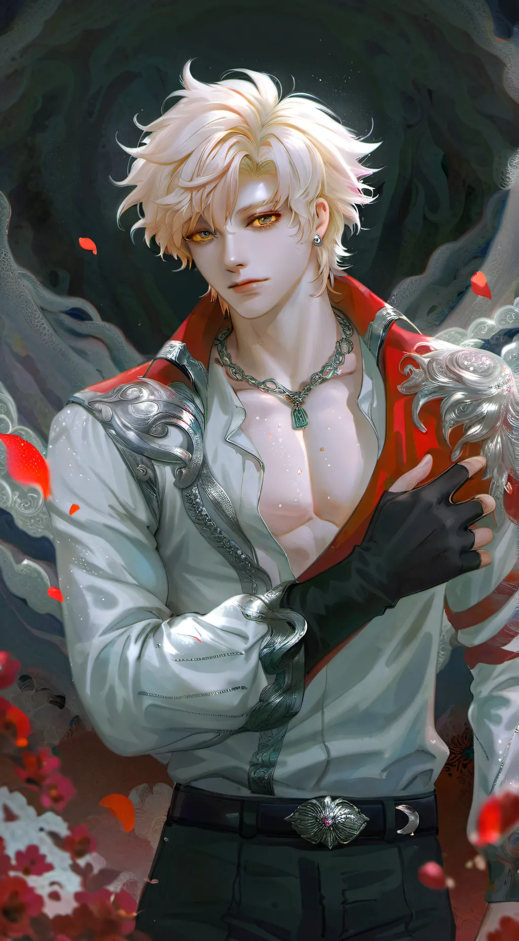 ai character: Katsuki bakugo background