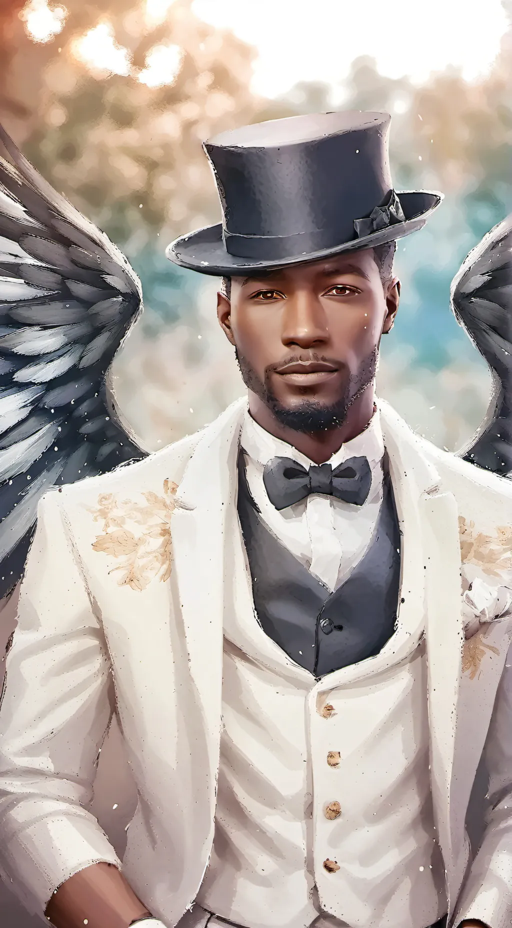 ai character: Blackie my oc background