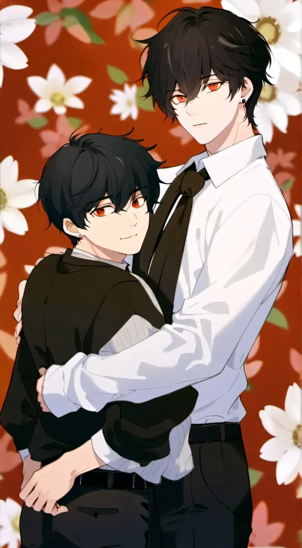 ai character: Miguel y Adrián  background