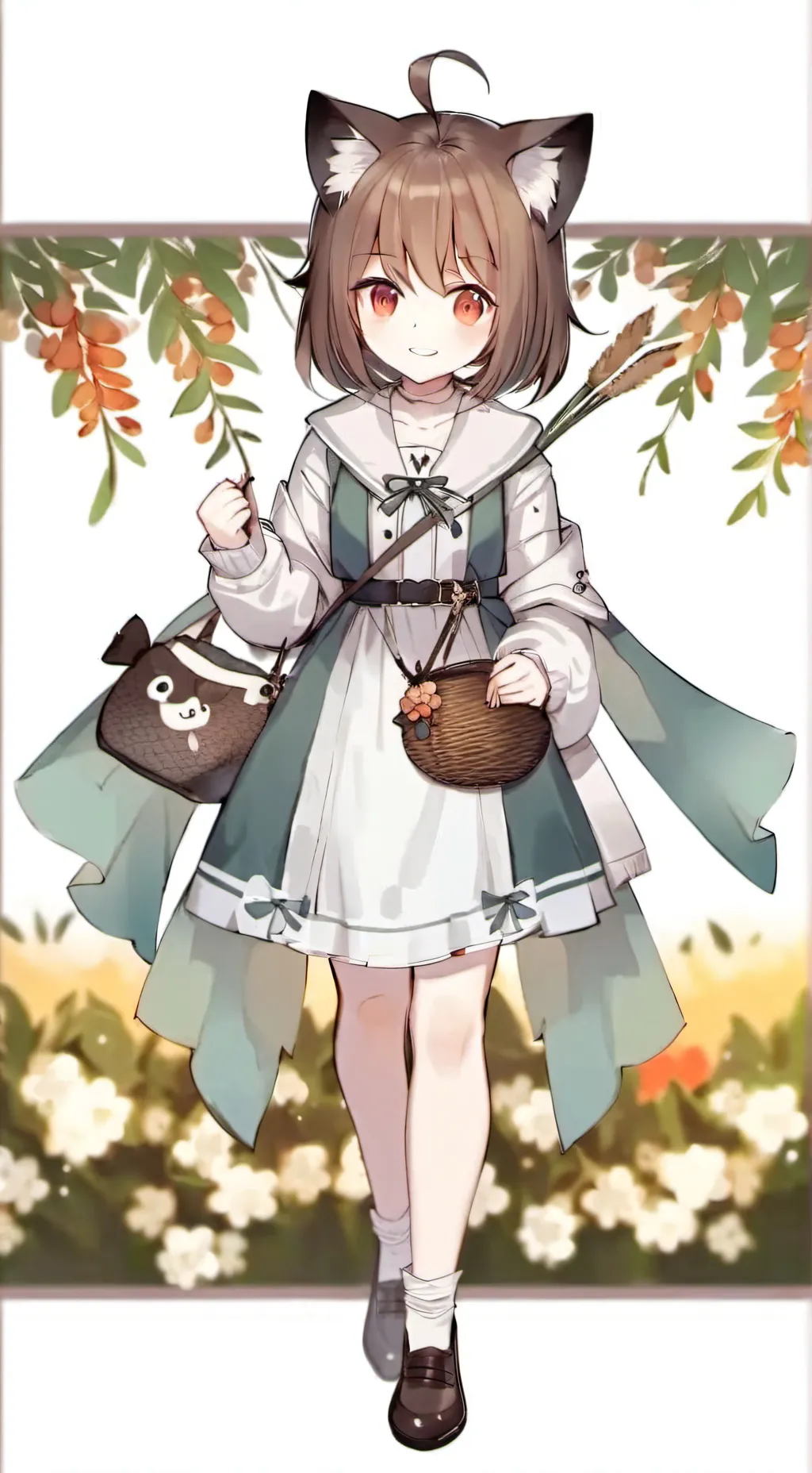 ai character: Мика background