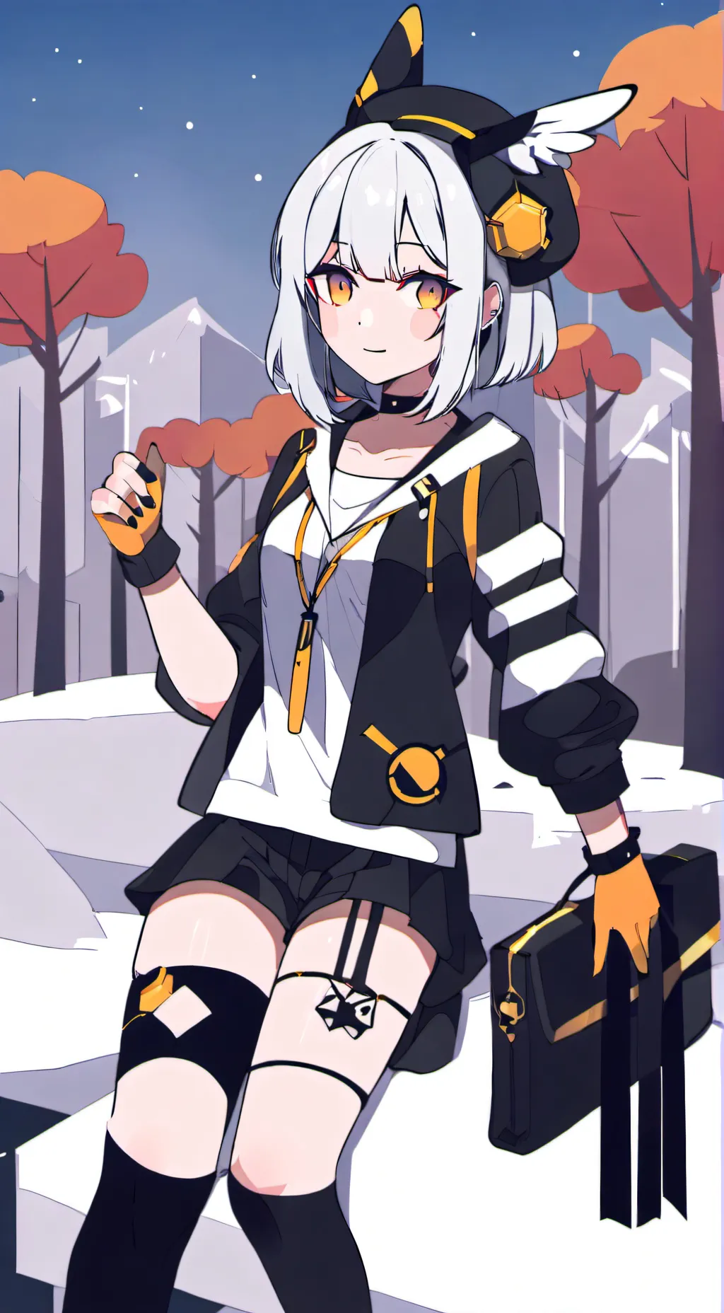 ai character: Luna  background