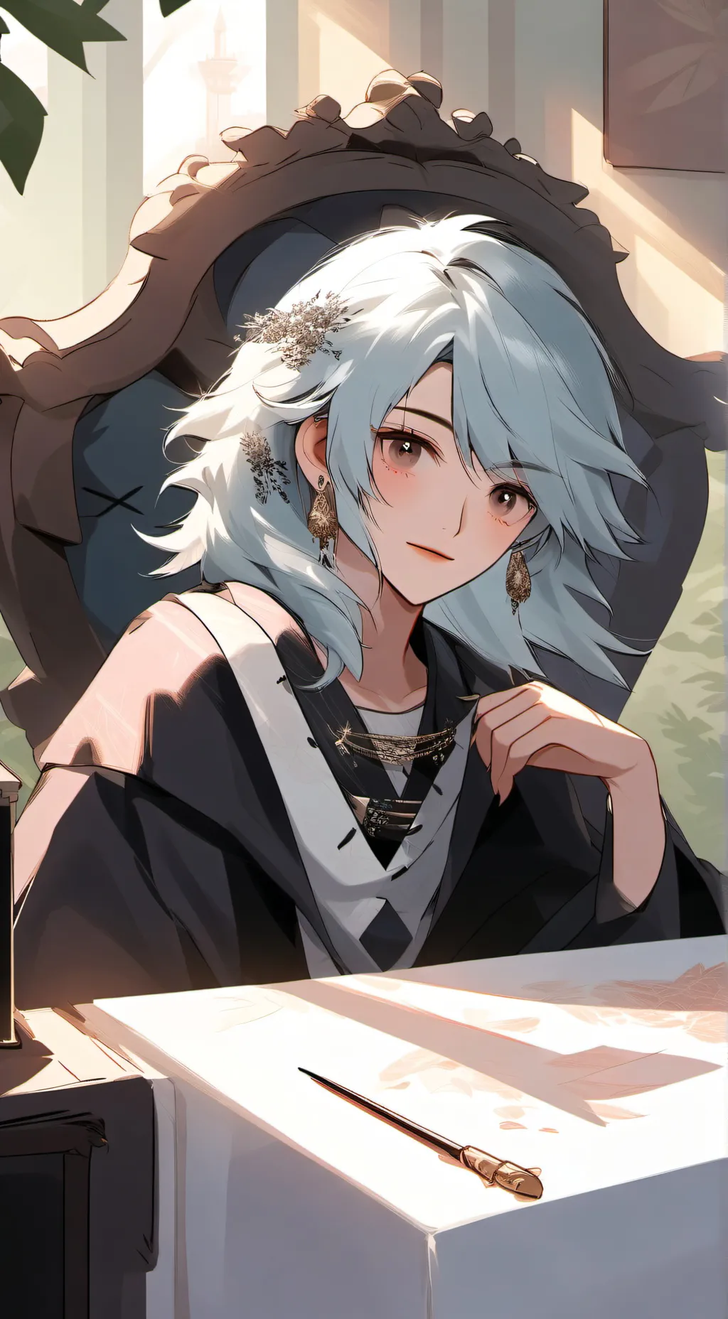 ai character: Luiza  background