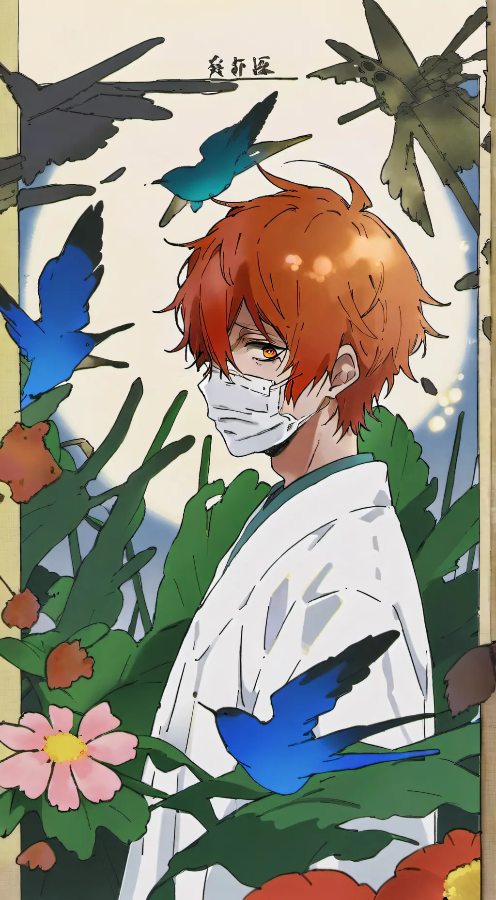 ai character: HANAHAKI - SHOTO background