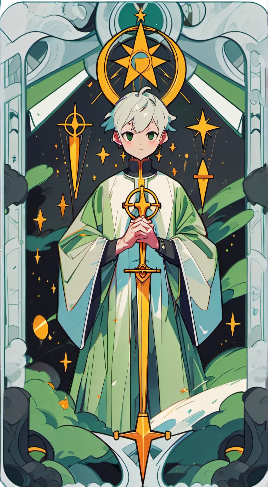 ai character: Shape smith background