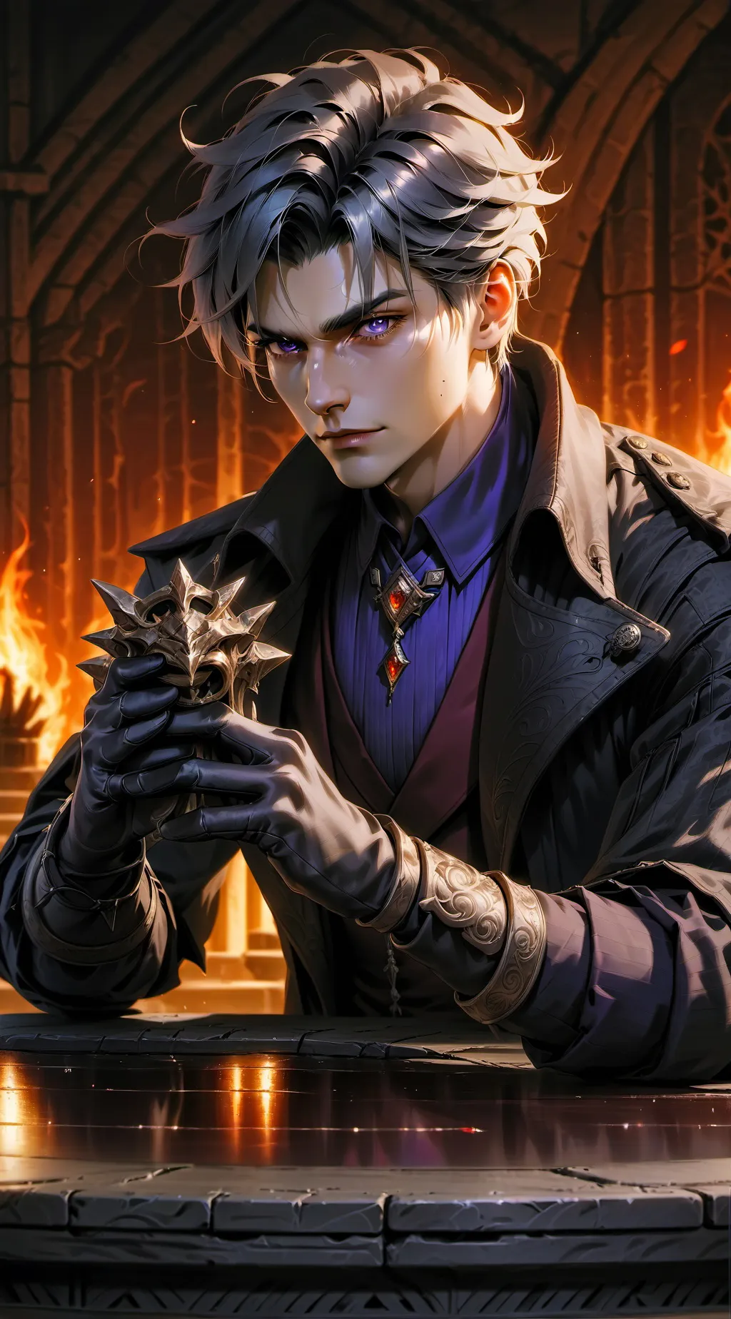 ai character: Irvin background