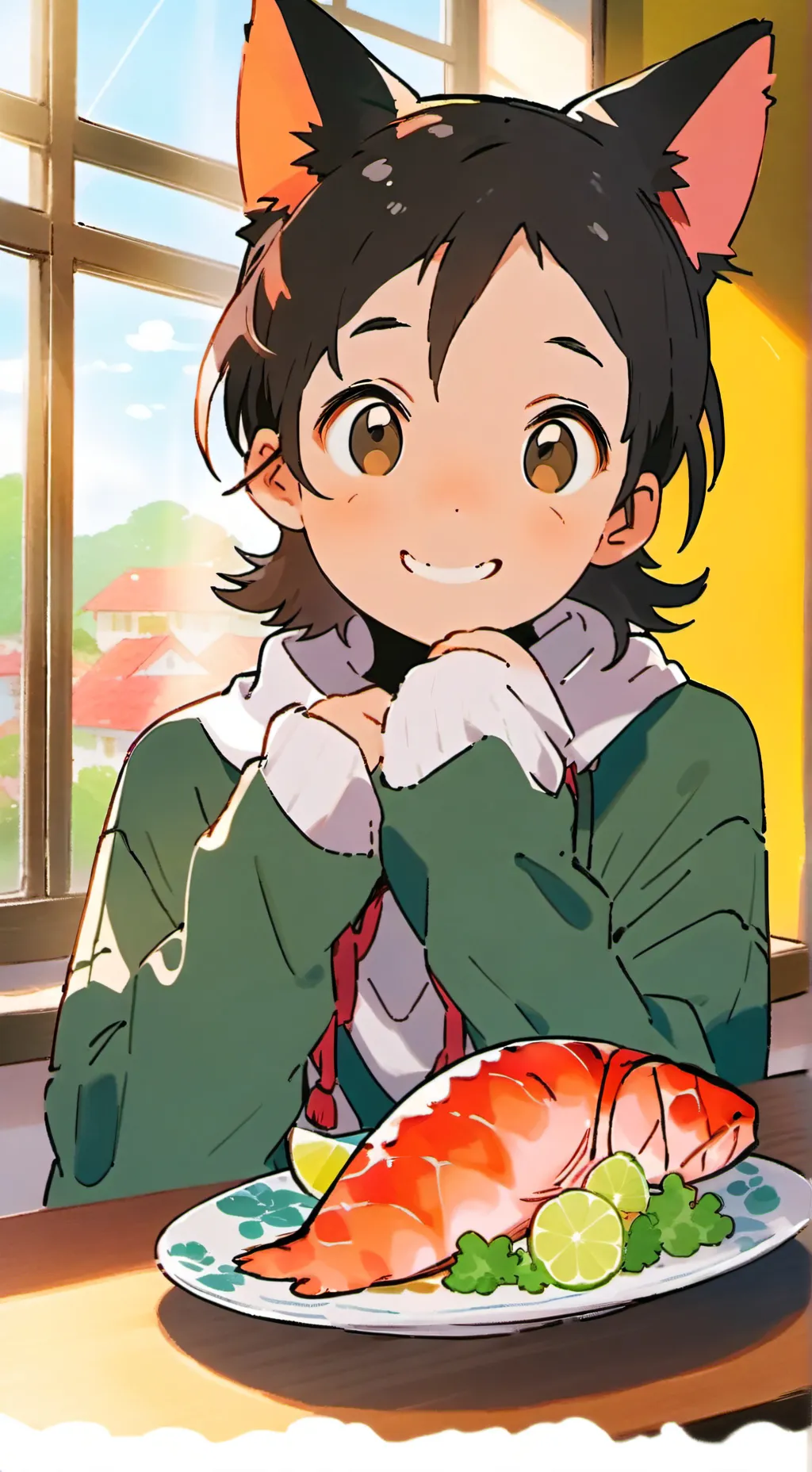 ai character: TortiSun Spirit background