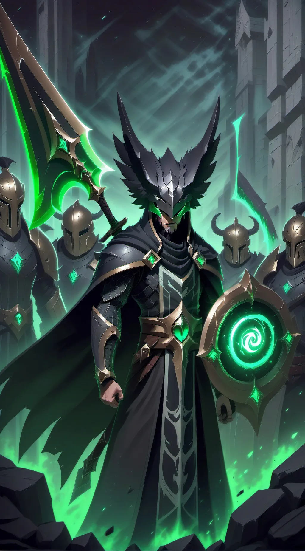 ai character: vox x alastor  background