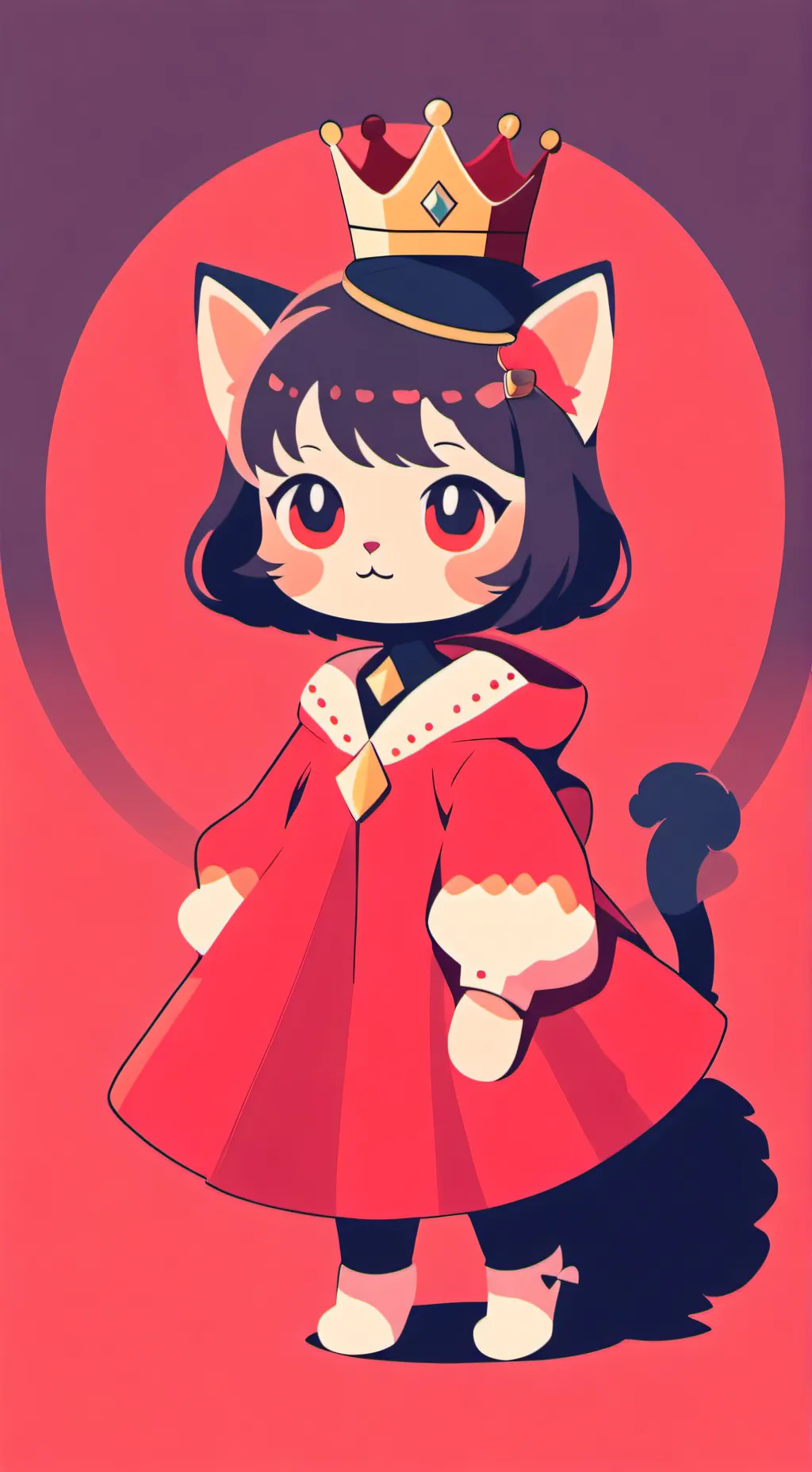 ai character: Spoiled Ahh Kitten background