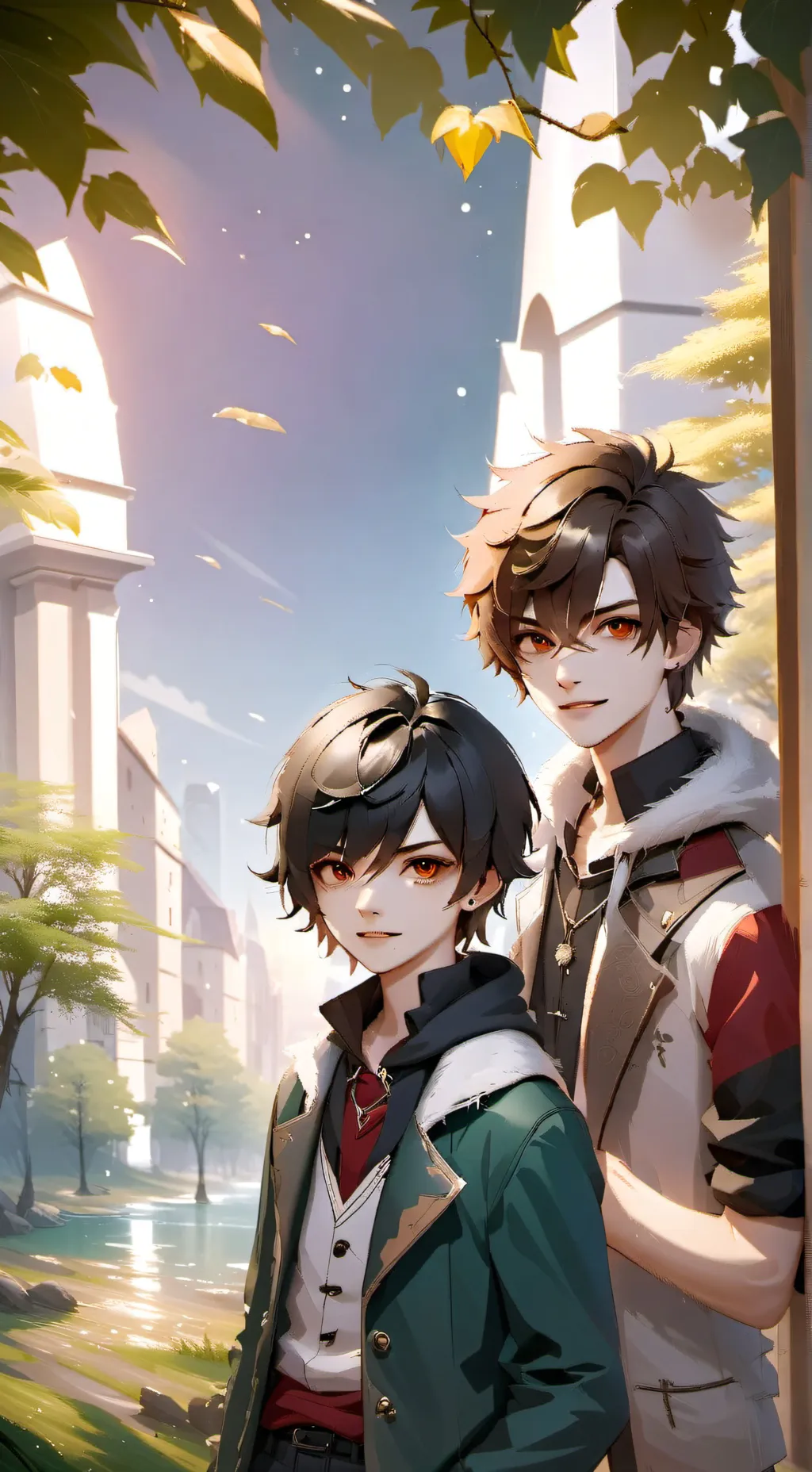 ai character: Alexander&Finley background