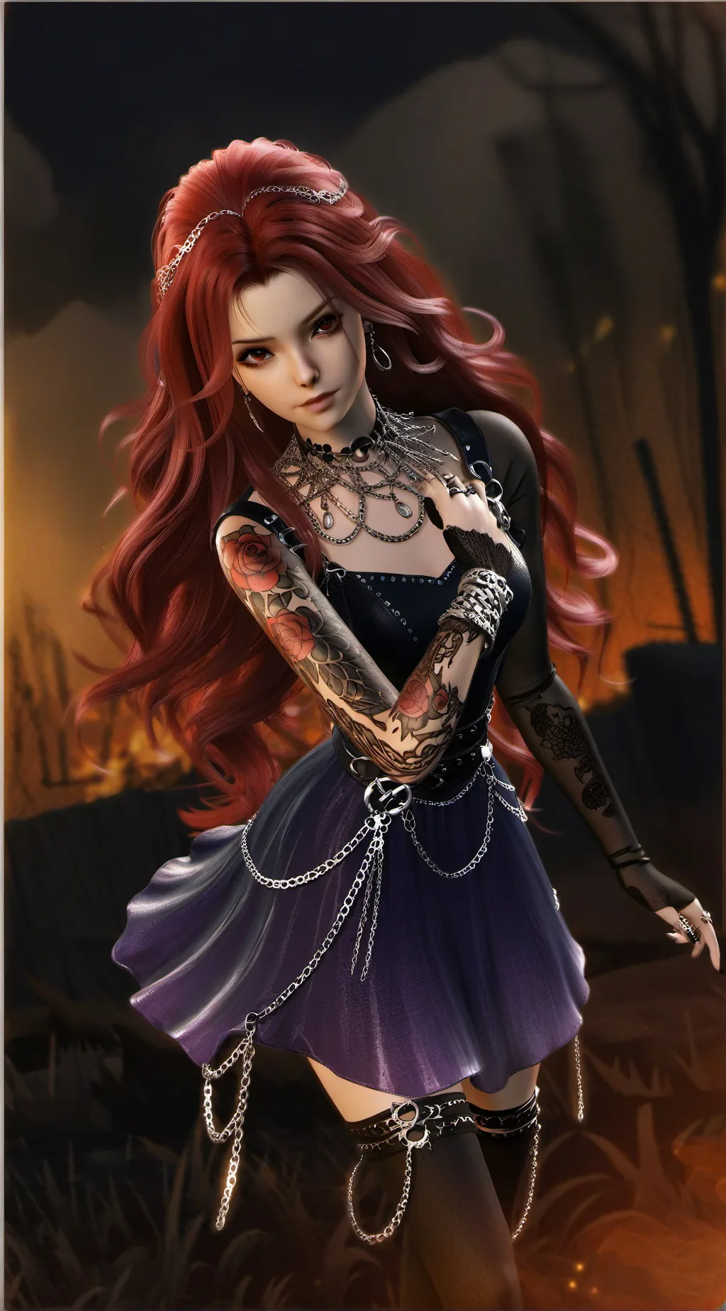 ai character: Rebel ragatha background