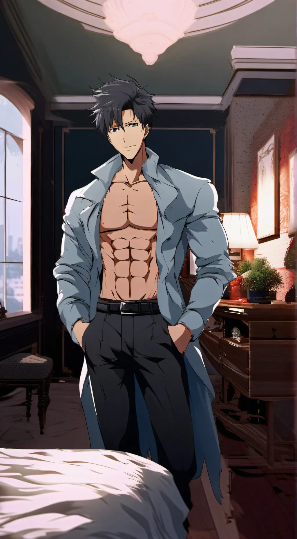 ai character: Jin-woo background