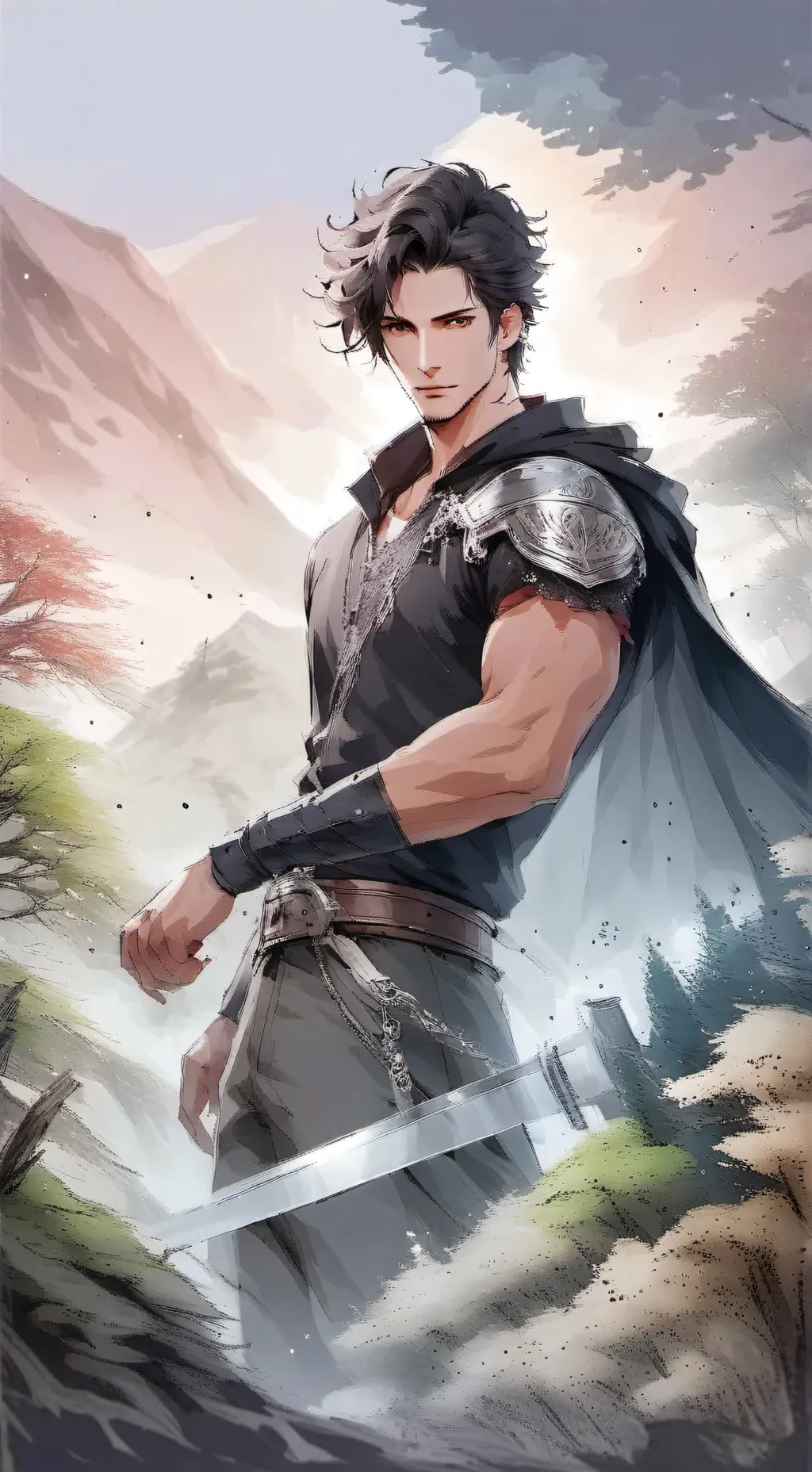 ai character: yohann  background
