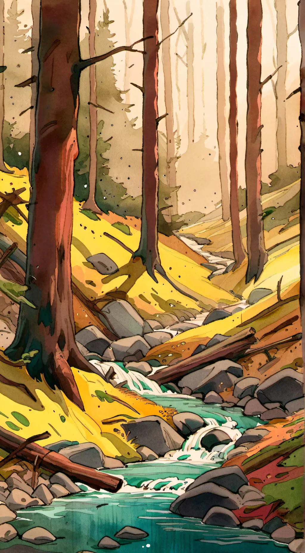 ai character: grass (kind) background