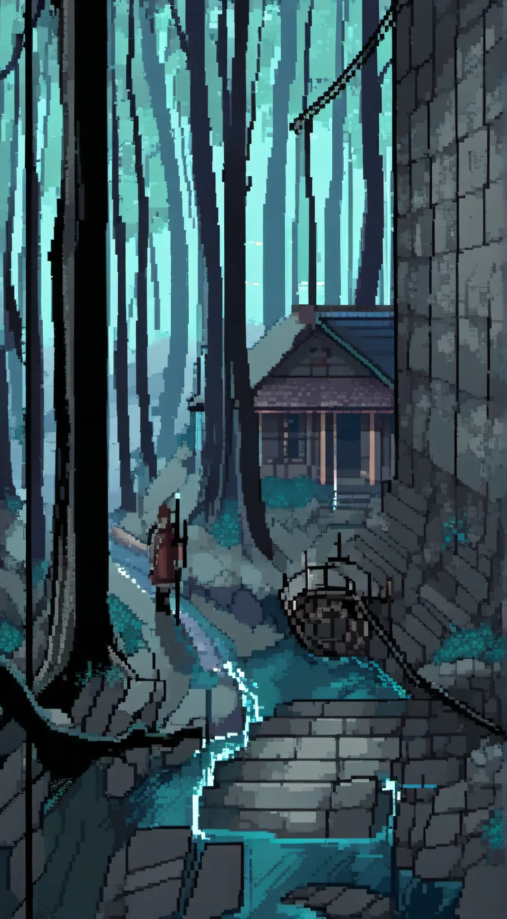 ai character: Fruitcake background