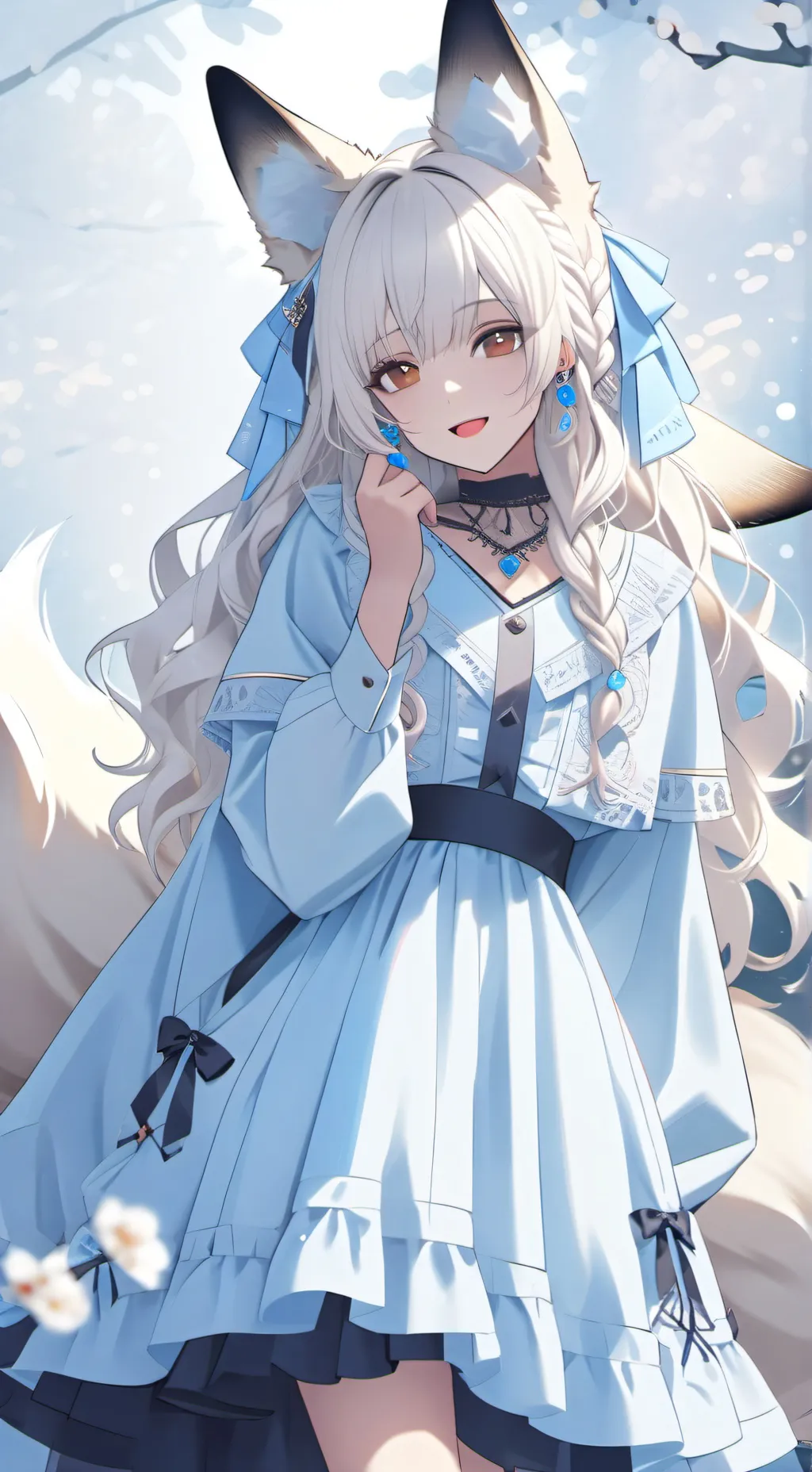 ai character: Aria background