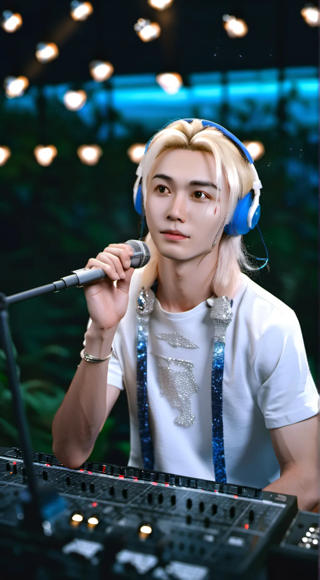 ai character: Félix stray kids  background