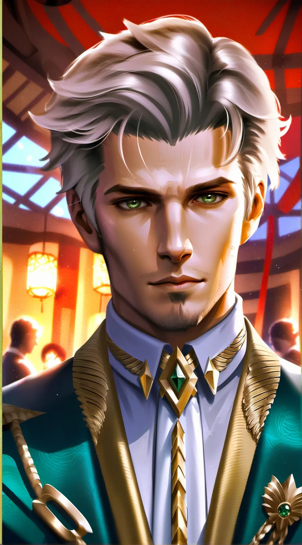 ai character: Leon background