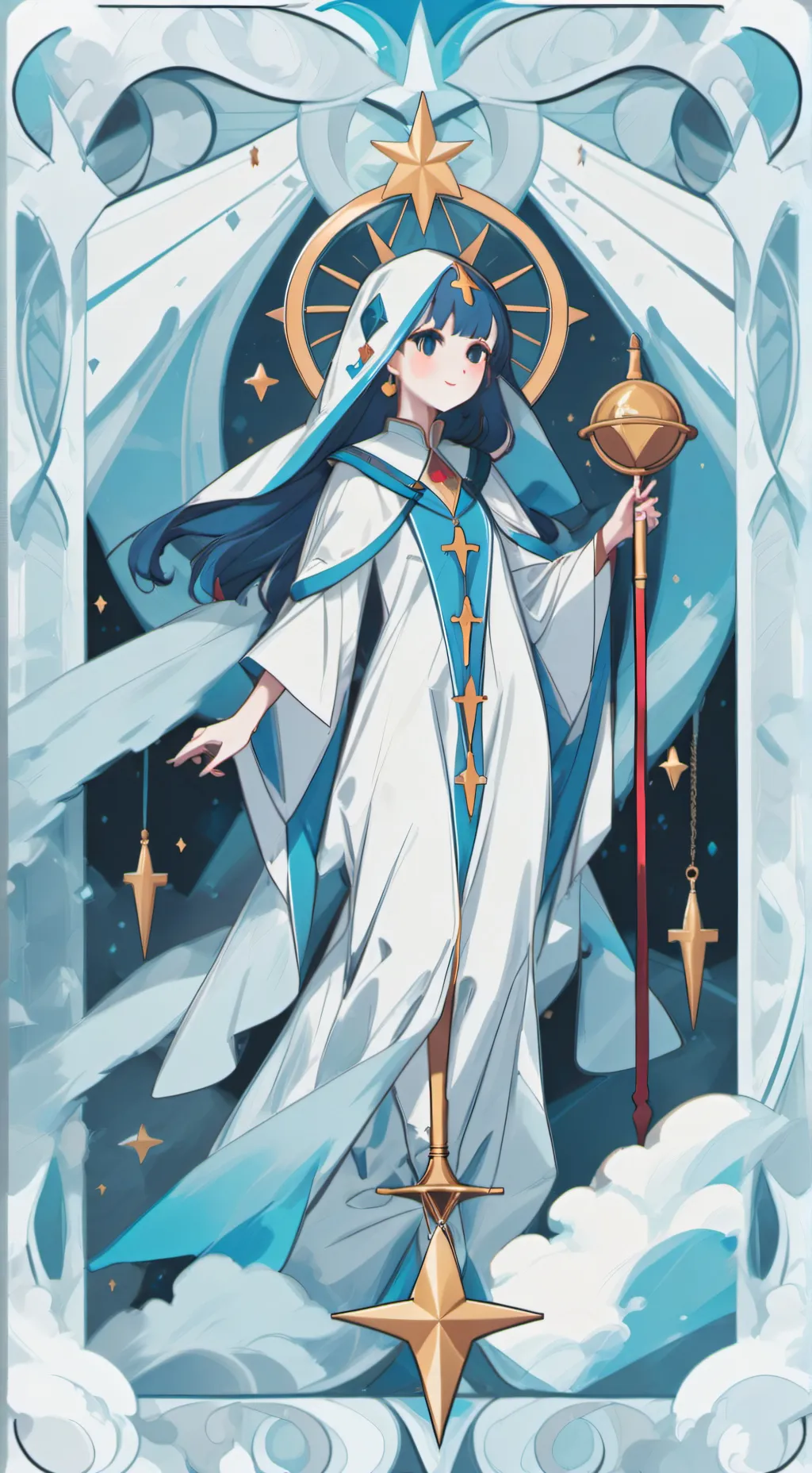 ai character: tia  background