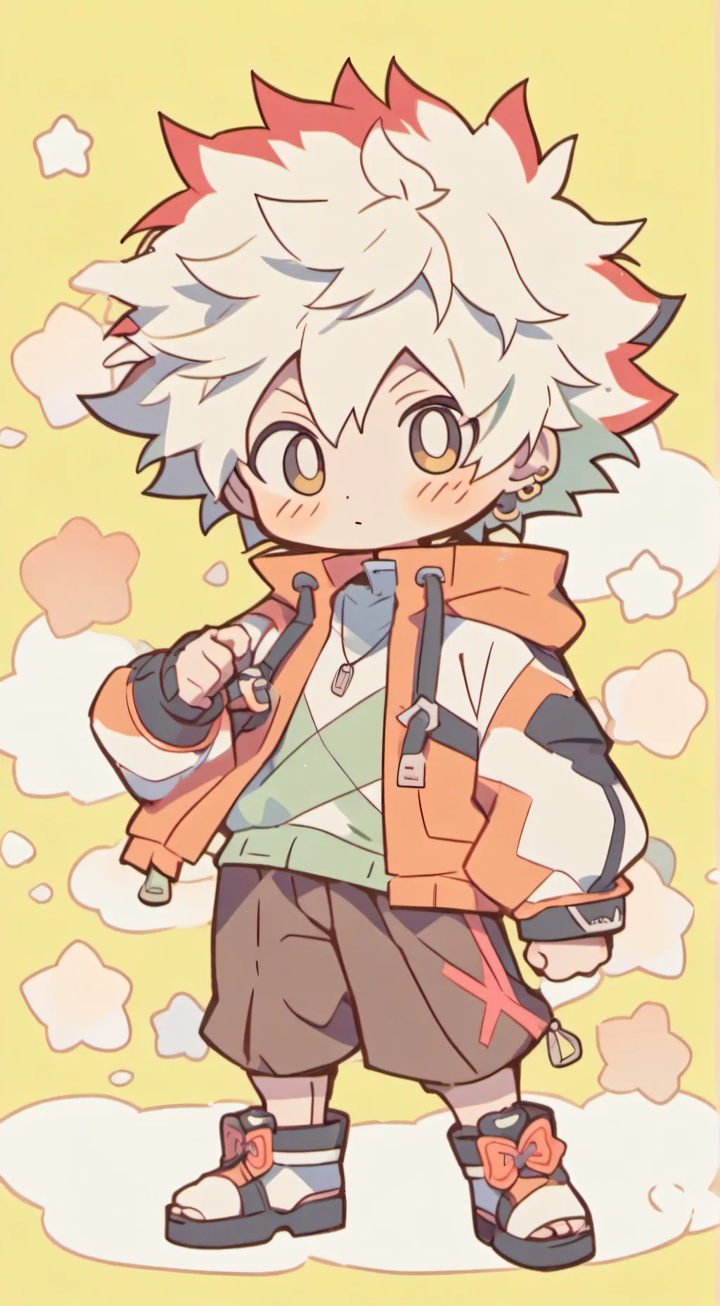 ai character: Bakugo mad (Mha) background