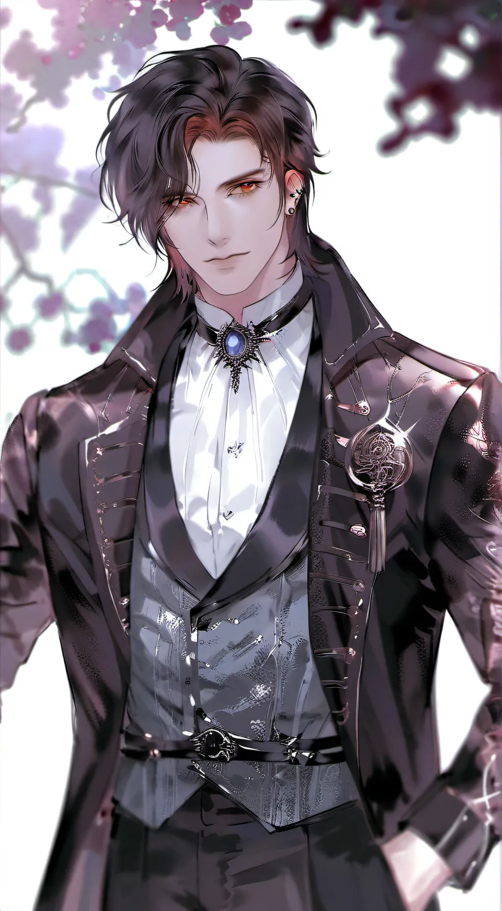 ai character: Copper background