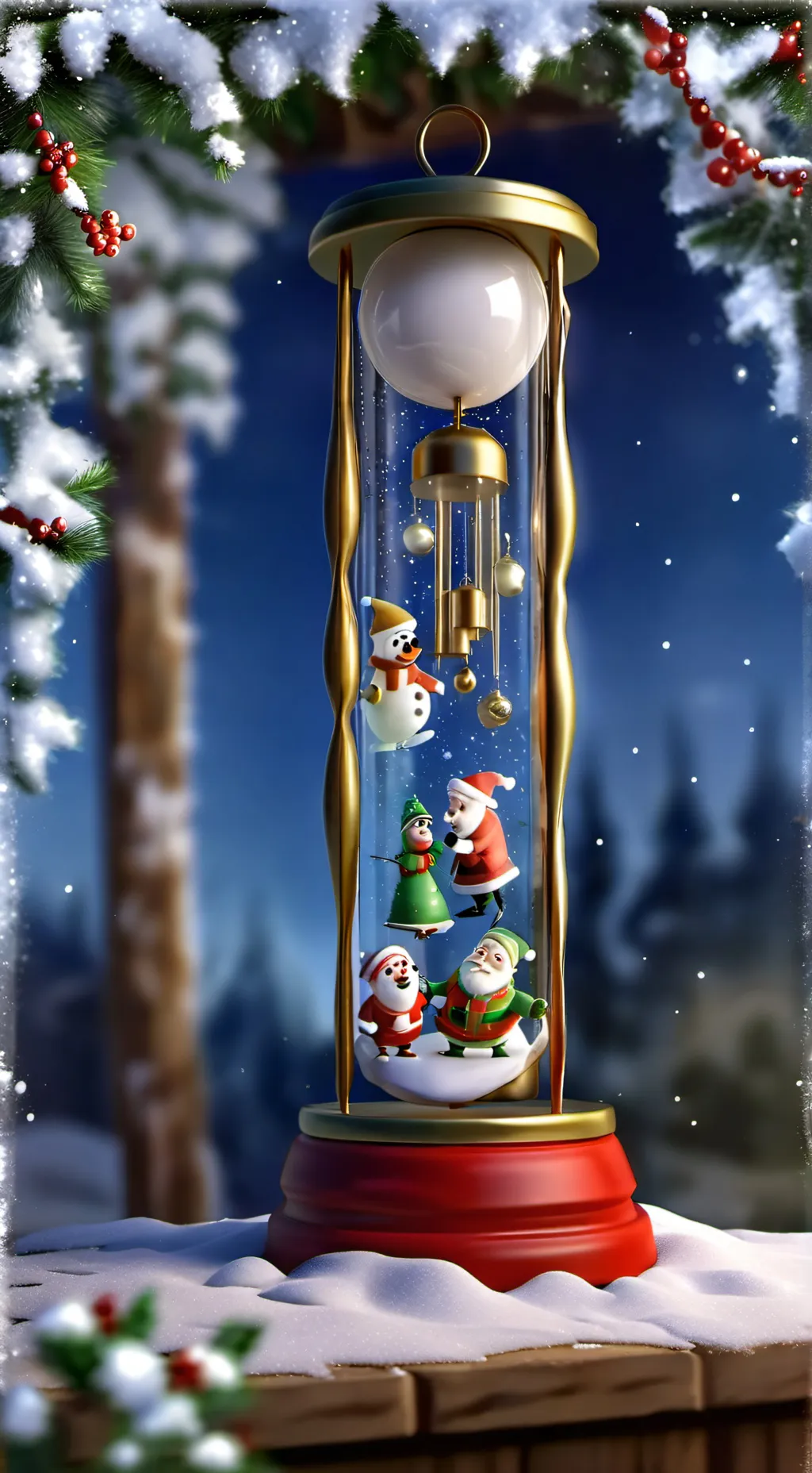 ai character: Christmas Time 𝘿𝙬 background