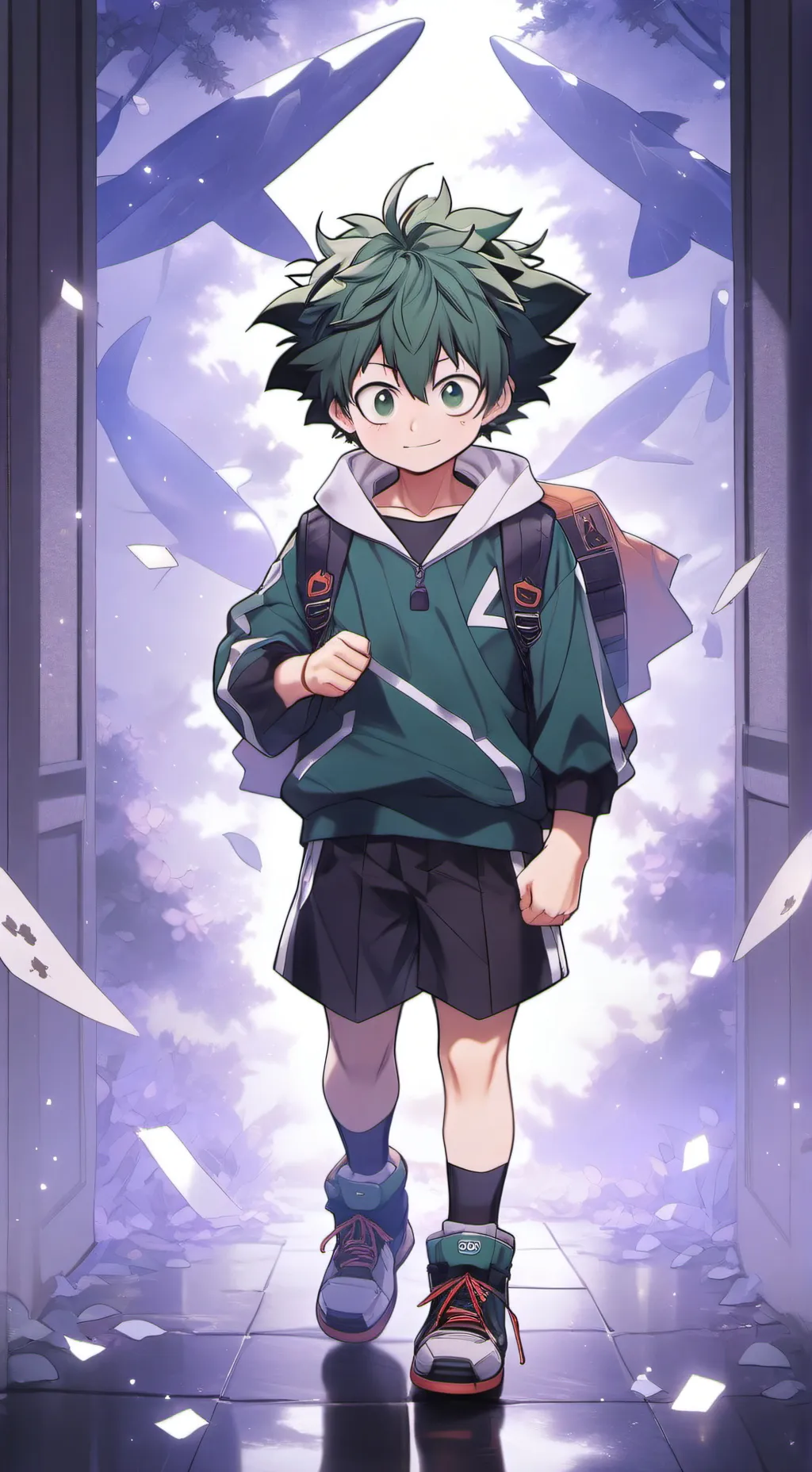 ai character: bakuguo  background