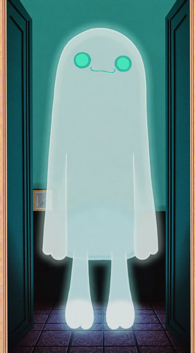 ai character: Pou x dou background