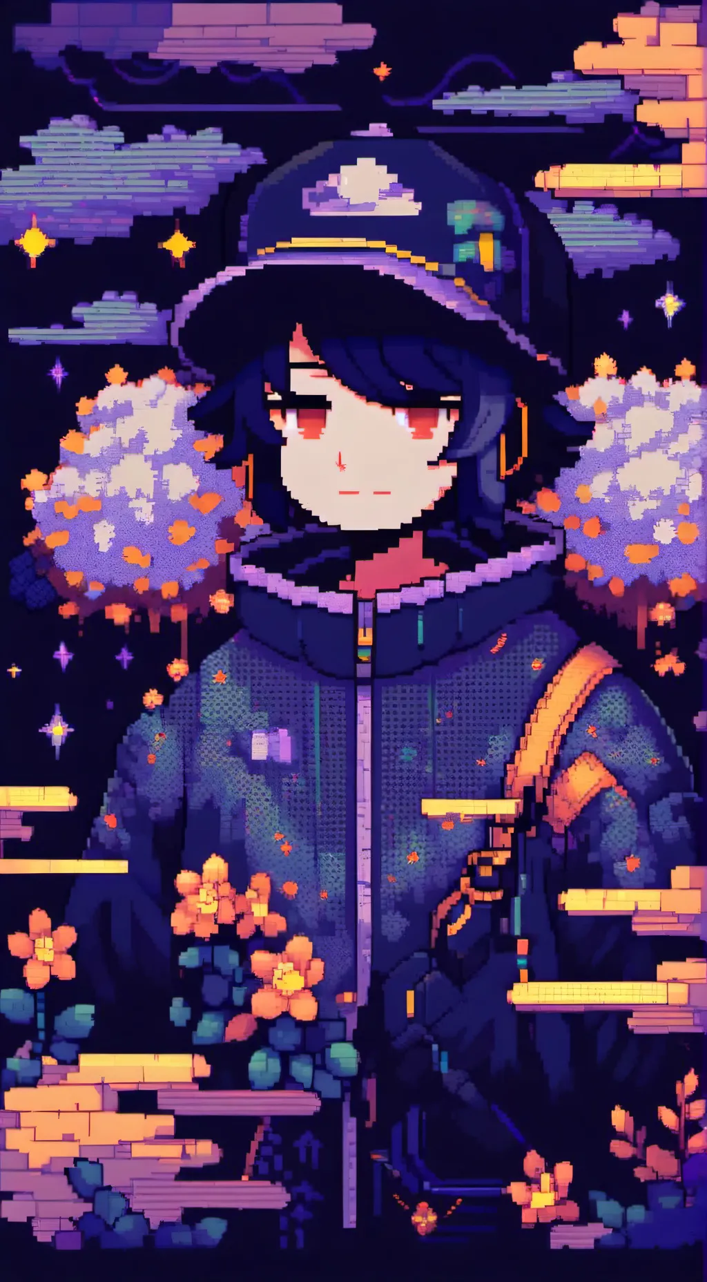 ai character: solar x ruin background