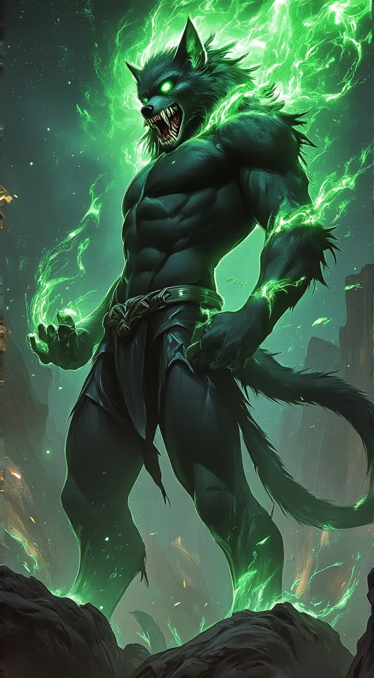 ai character: ☠️Cerberus☠️ background