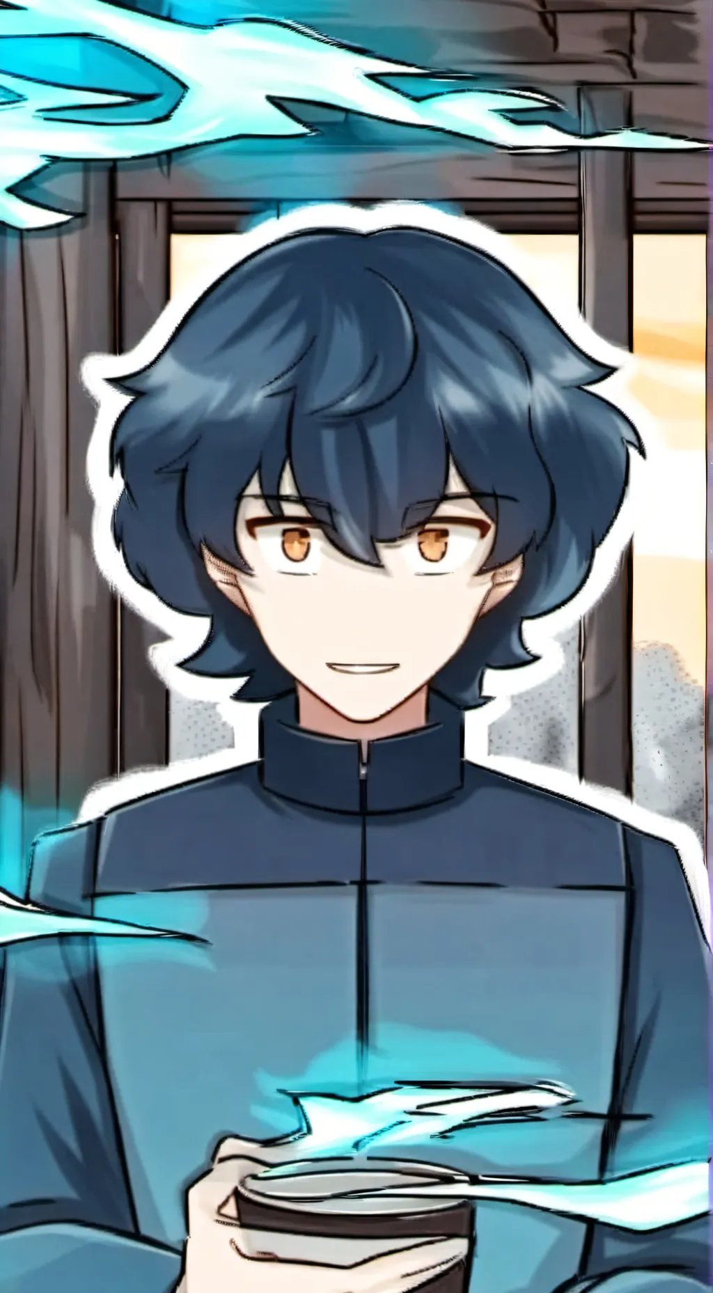 ai character: genmui school background