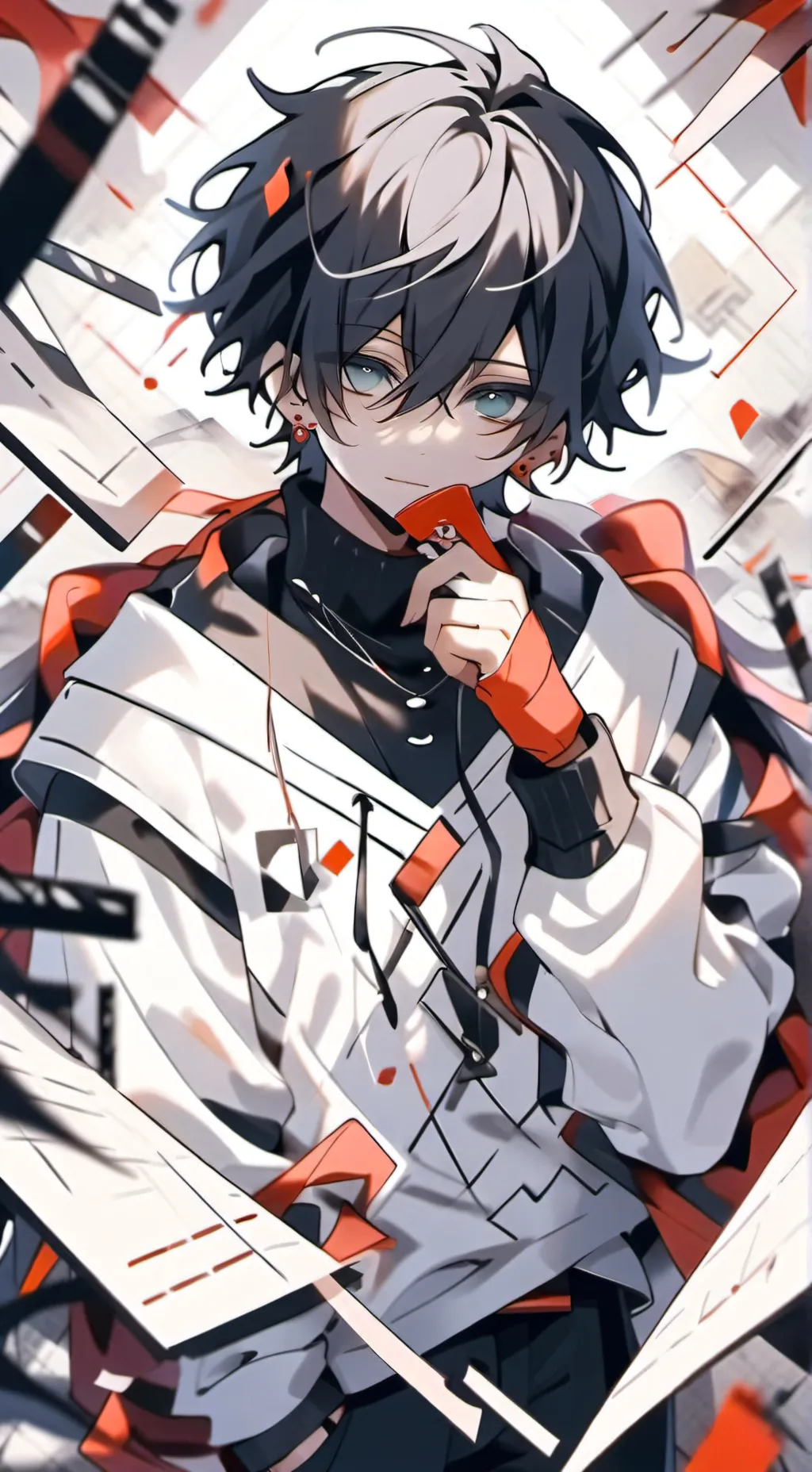 ai character: Adrian  background