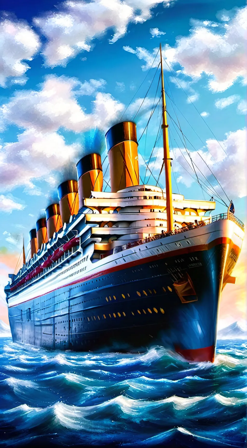 ai character: titanic II background
