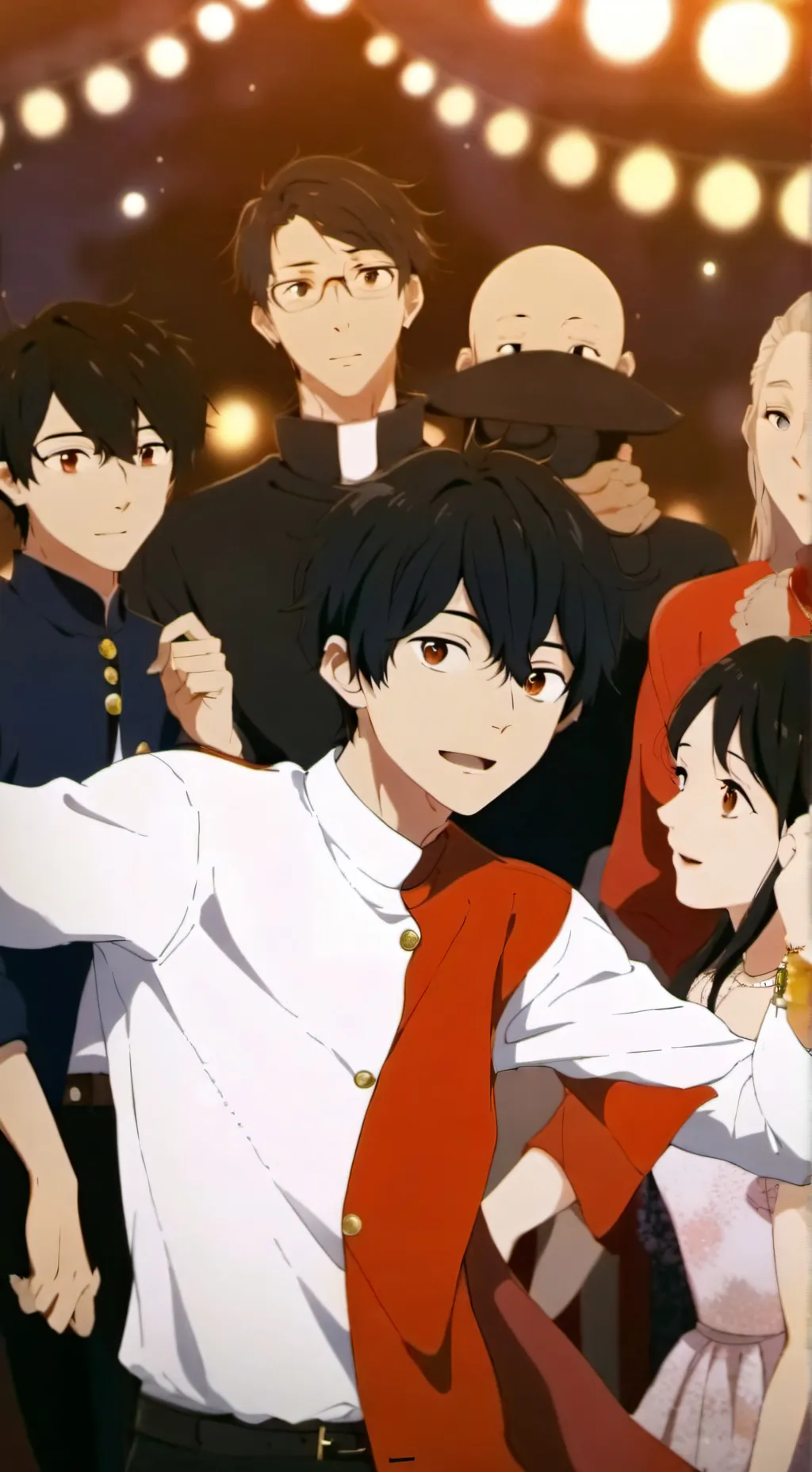 ai character: friend group background