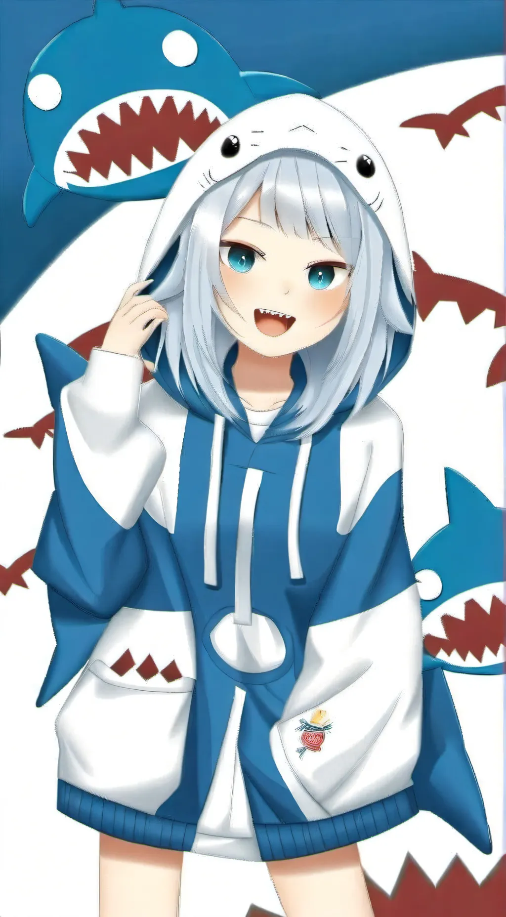 ai character: Gawr Guraaaa  background