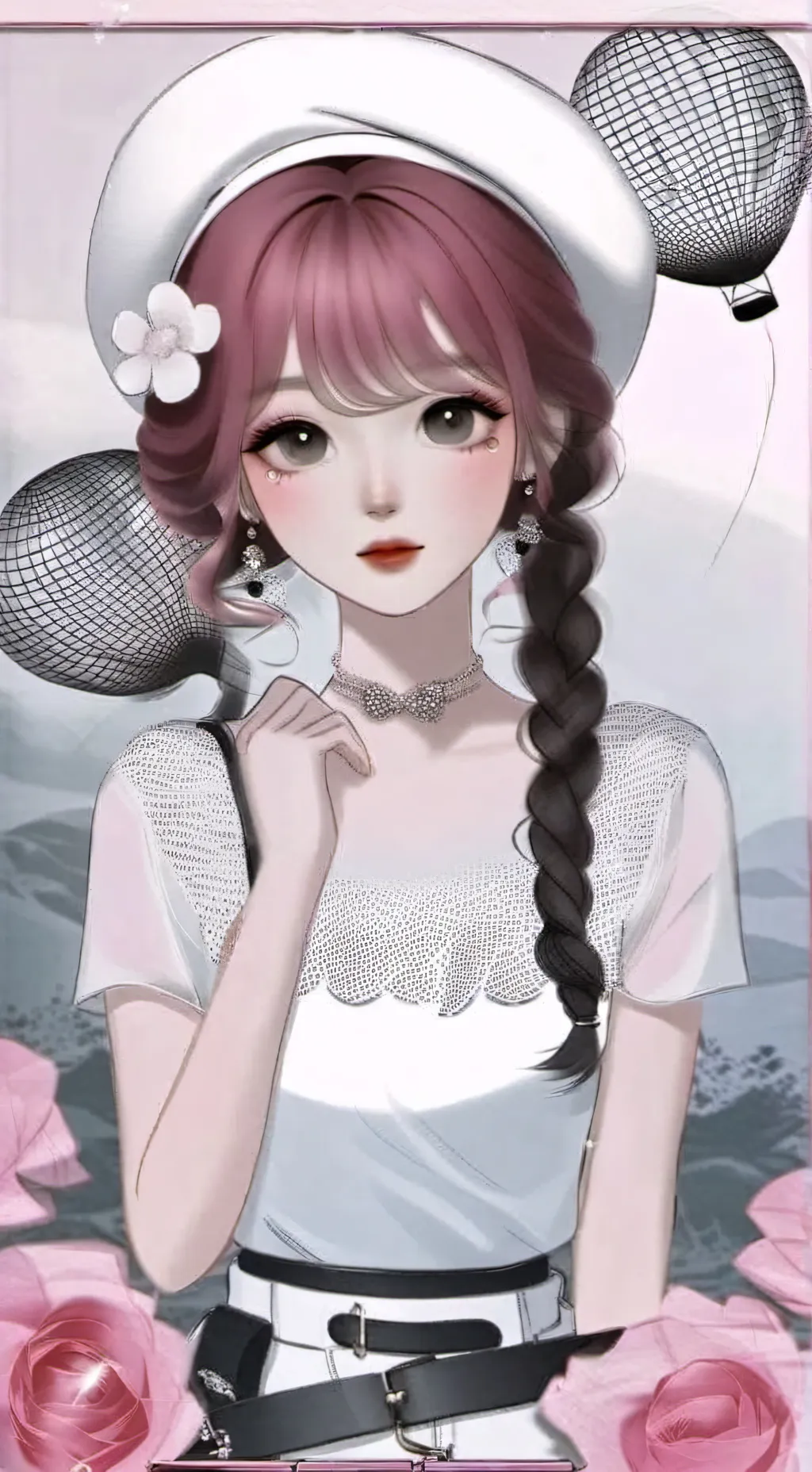 ai character: LITTLE MIS PERFECT background