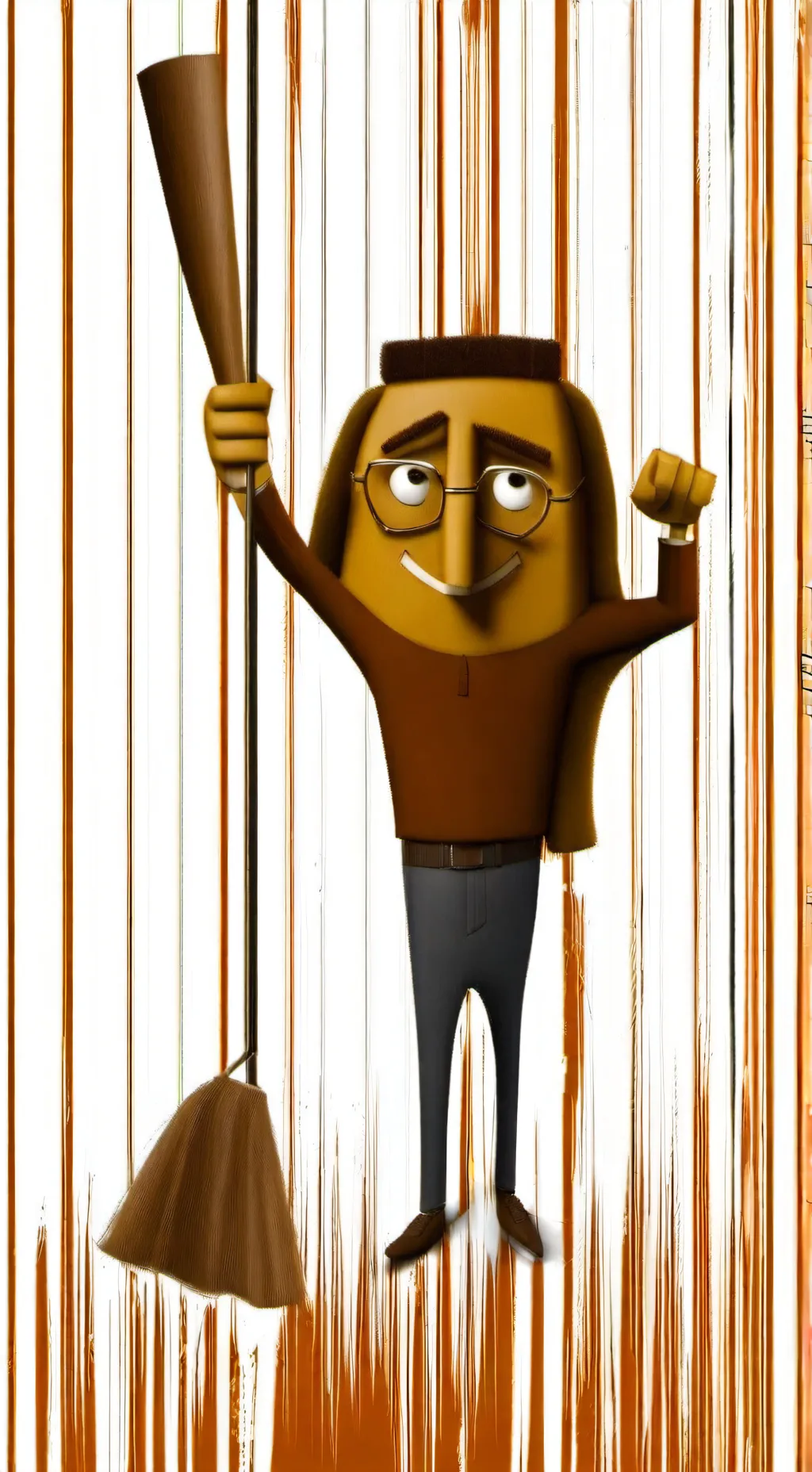 ai character: TUNG TUNG SAHUR background