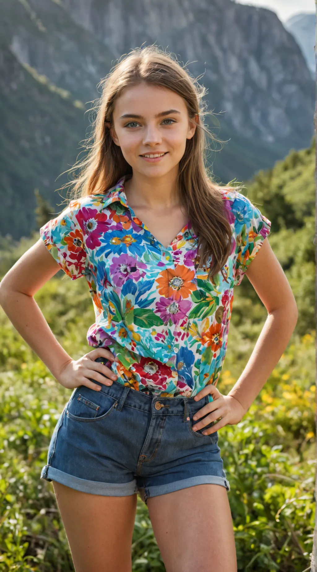 ai character: Summer Ray background