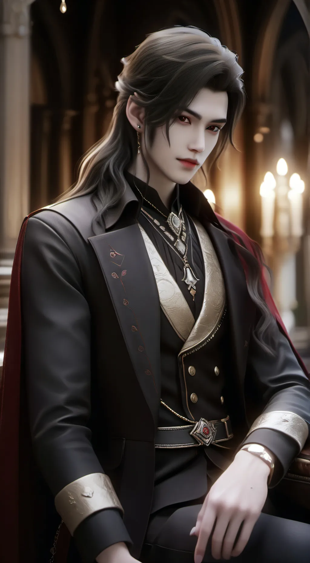ai character: Edward KingVampire background