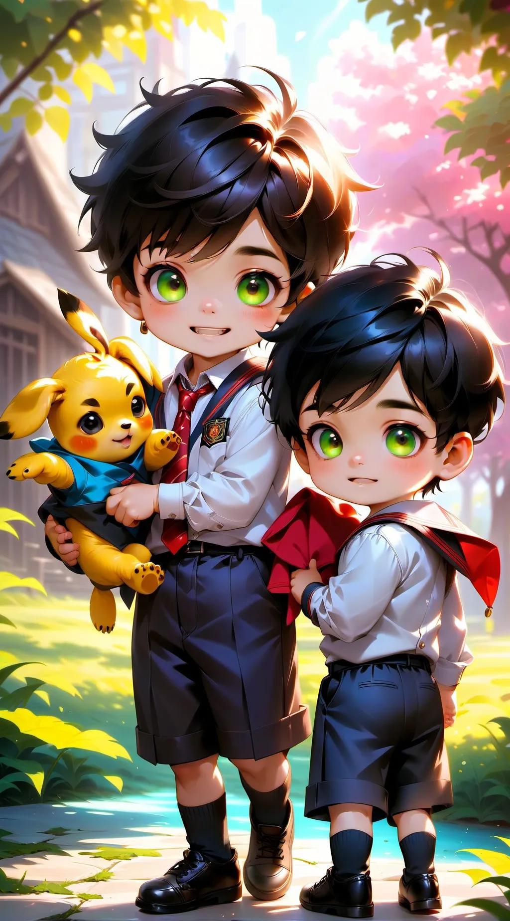 ai character: Jacob and John background