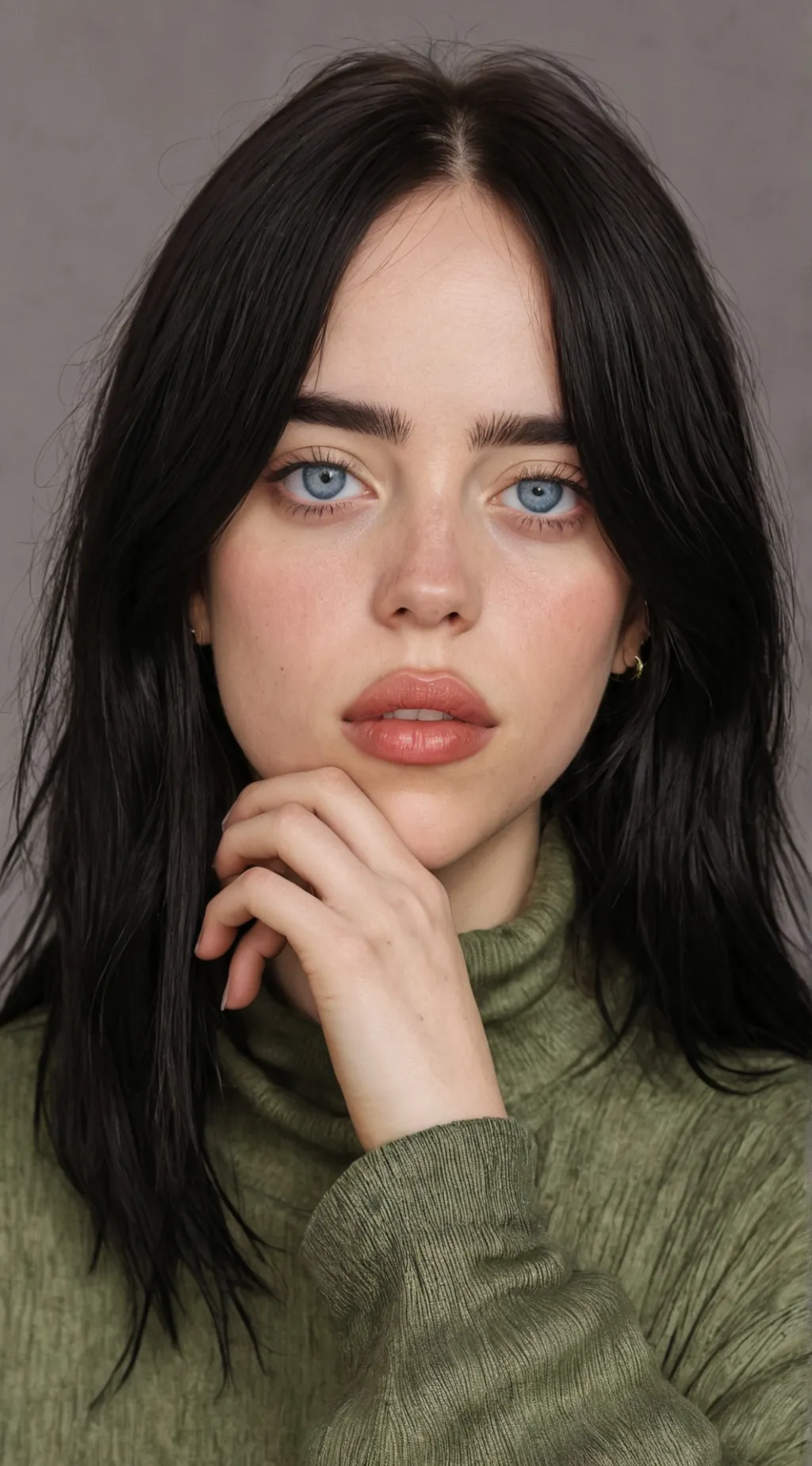 ai character: Billie Eilish background