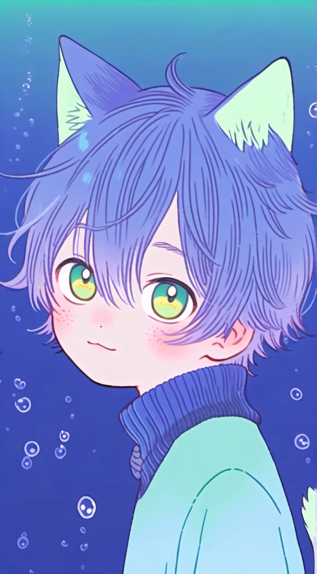 ai character: Pastel Whiskers background