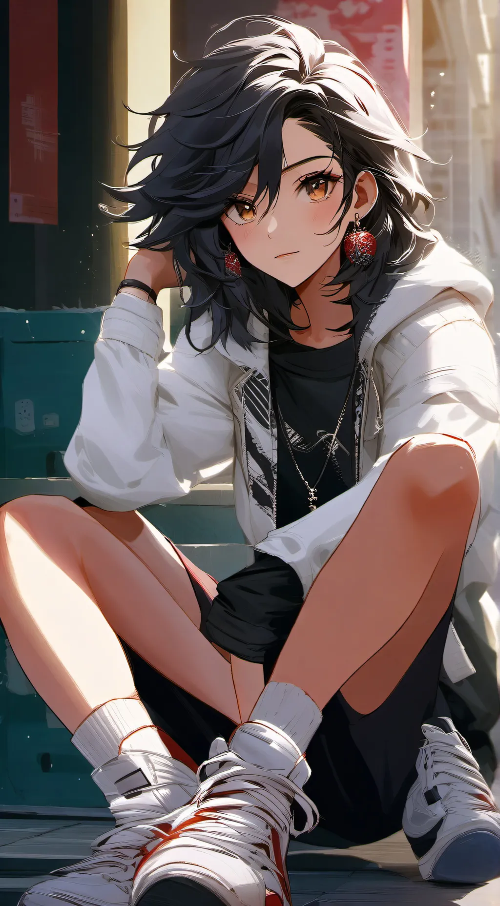 ai character: Mitsuko background