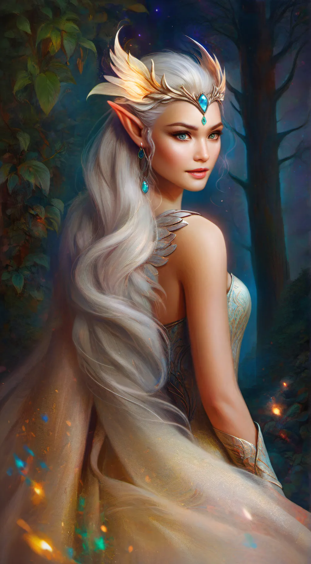 ai character: Elaríel Nimrathiel background